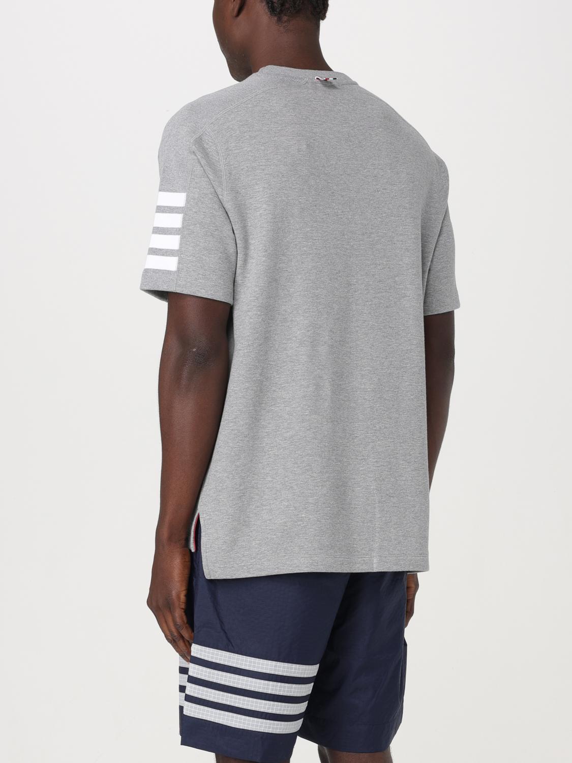 THOM BROWNE CAMISETA: Camiseta básica Thom Browne, Gris - Img 3