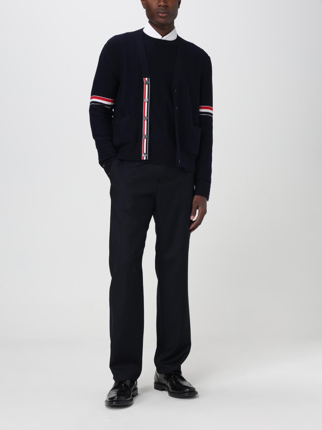 THOM BROWNE セーター: セーター メンズ Thom Browne, ネイビー - Img 2