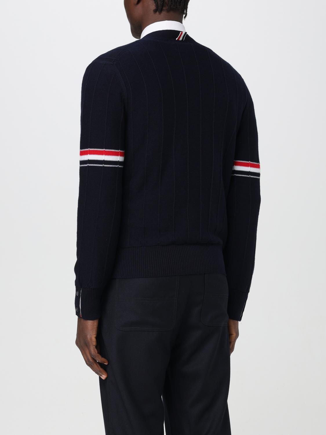 THOM BROWNE セーター: セーター メンズ Thom Browne, ネイビー - Img 3