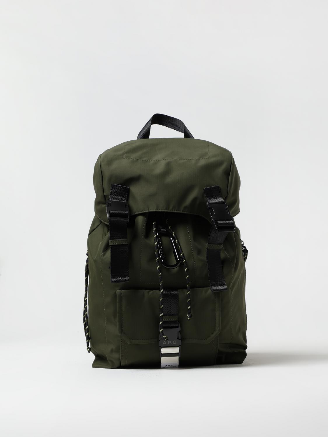 A.P.C. BACKPACK: Bags men A.P.C., Military - Img 1