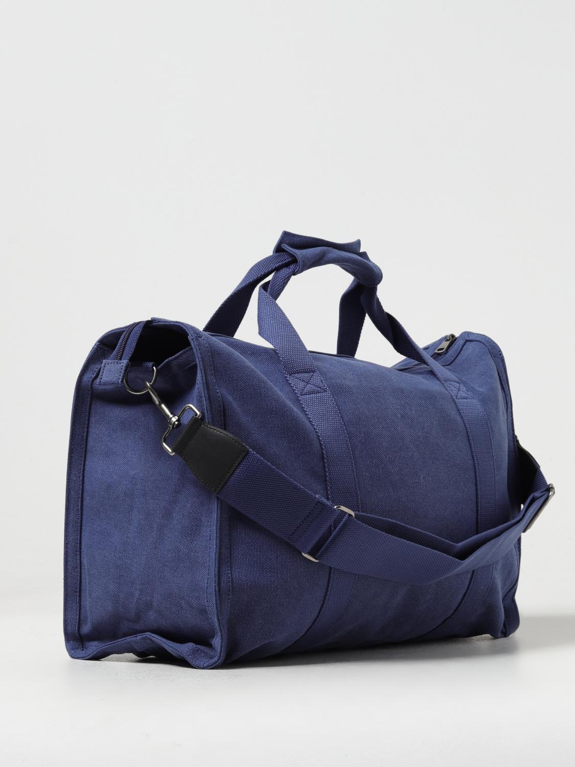 A.P.C. BAG: A.P.C. Recovery Exchange in canvas with logo, Blue - Img 2