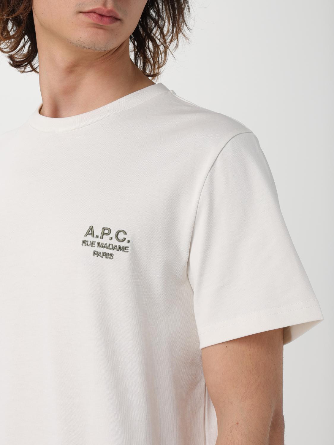 A.P.C. T-shirt men A.P.C. - White | COEZCH26247 | GIGLIO.COM