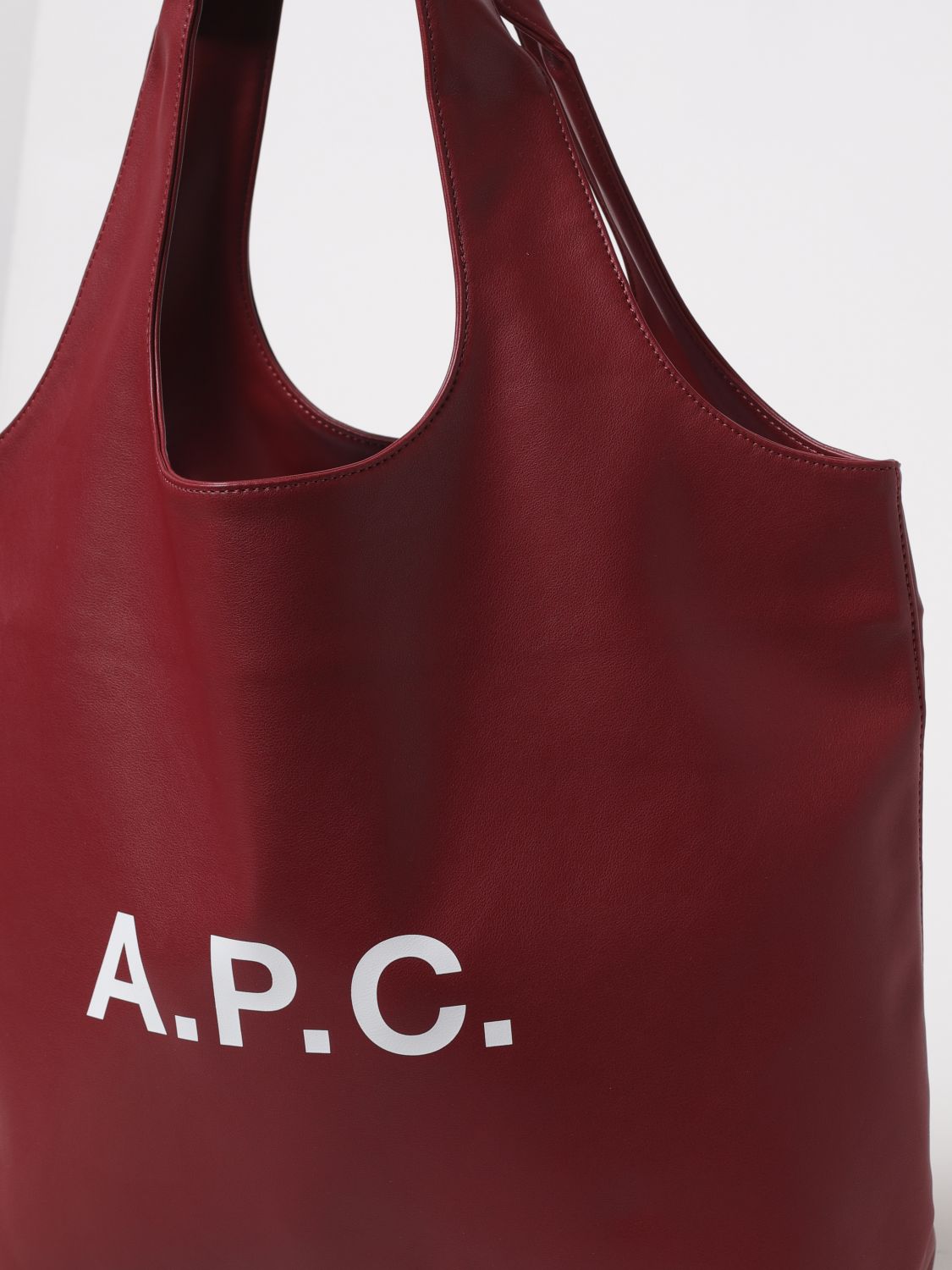 A.P.C. BORSA A SPALLA: Borsa Ninon A.P.C. in pelle sintetica, Viola - Img 3