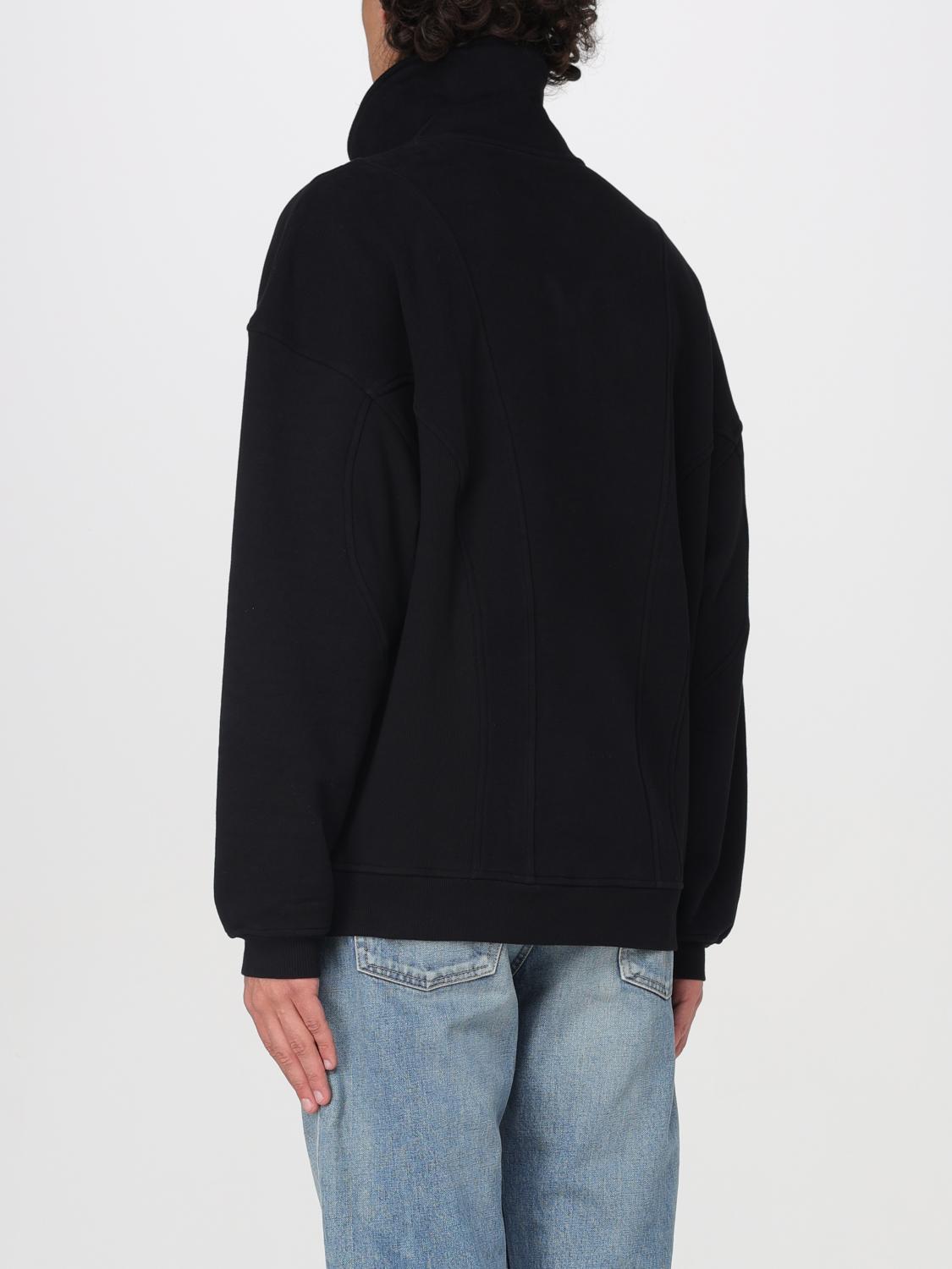 SAINT LAURENT 스웨트셔츠: 스웨트셔츠 남성 Saint Laurent, 블랙 - Img 3