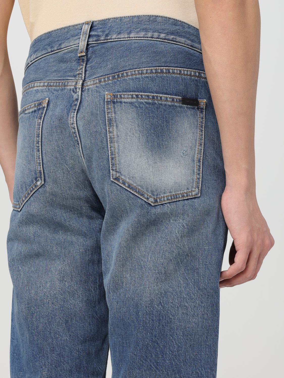 SAINT LAURENT JEANS: Jeans men Saint Laurent, Denim - Img 5
