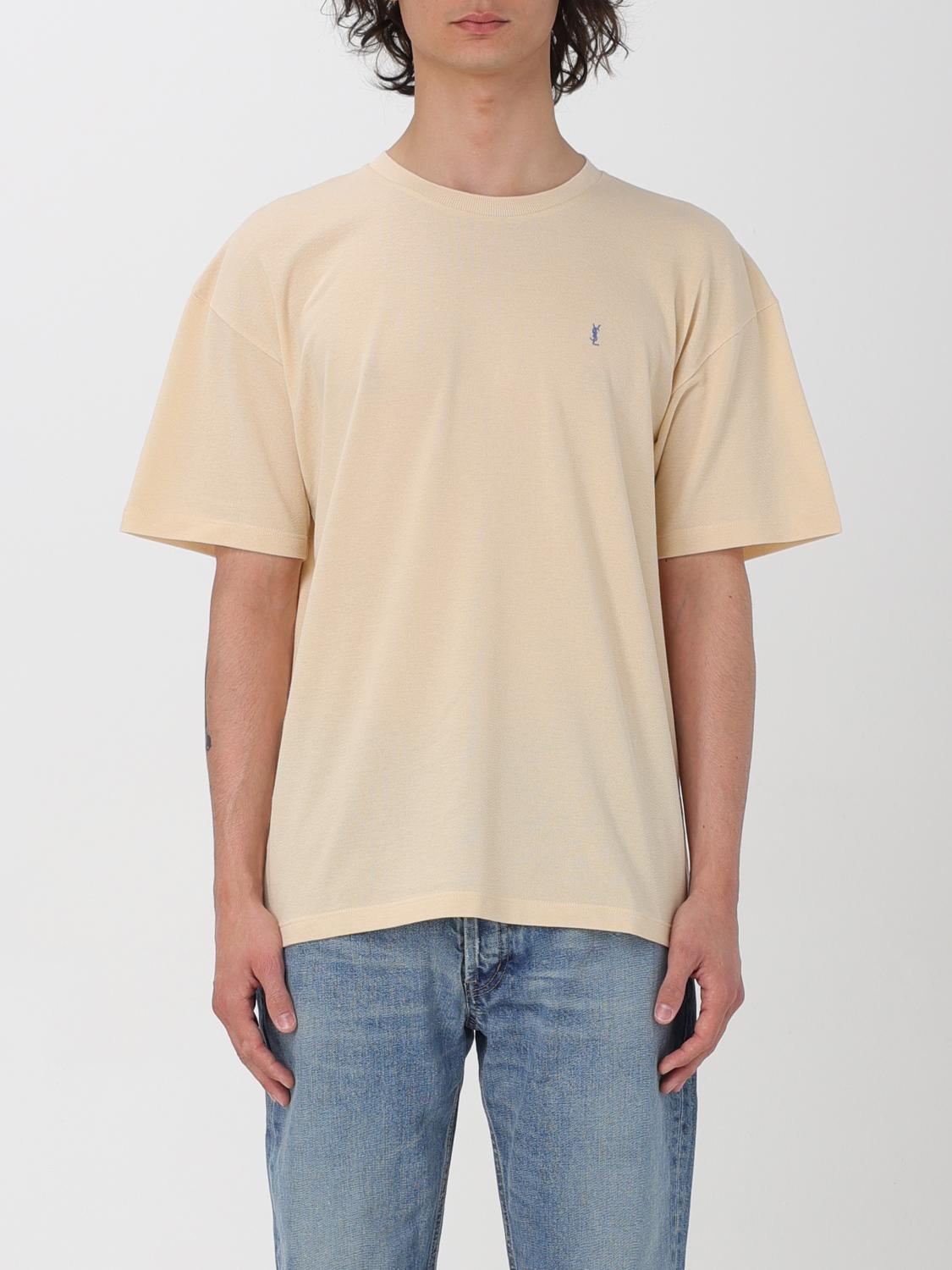 Saint Laurent T-shirt men - Blue | 781566Y37HC | GIGLIO.COM