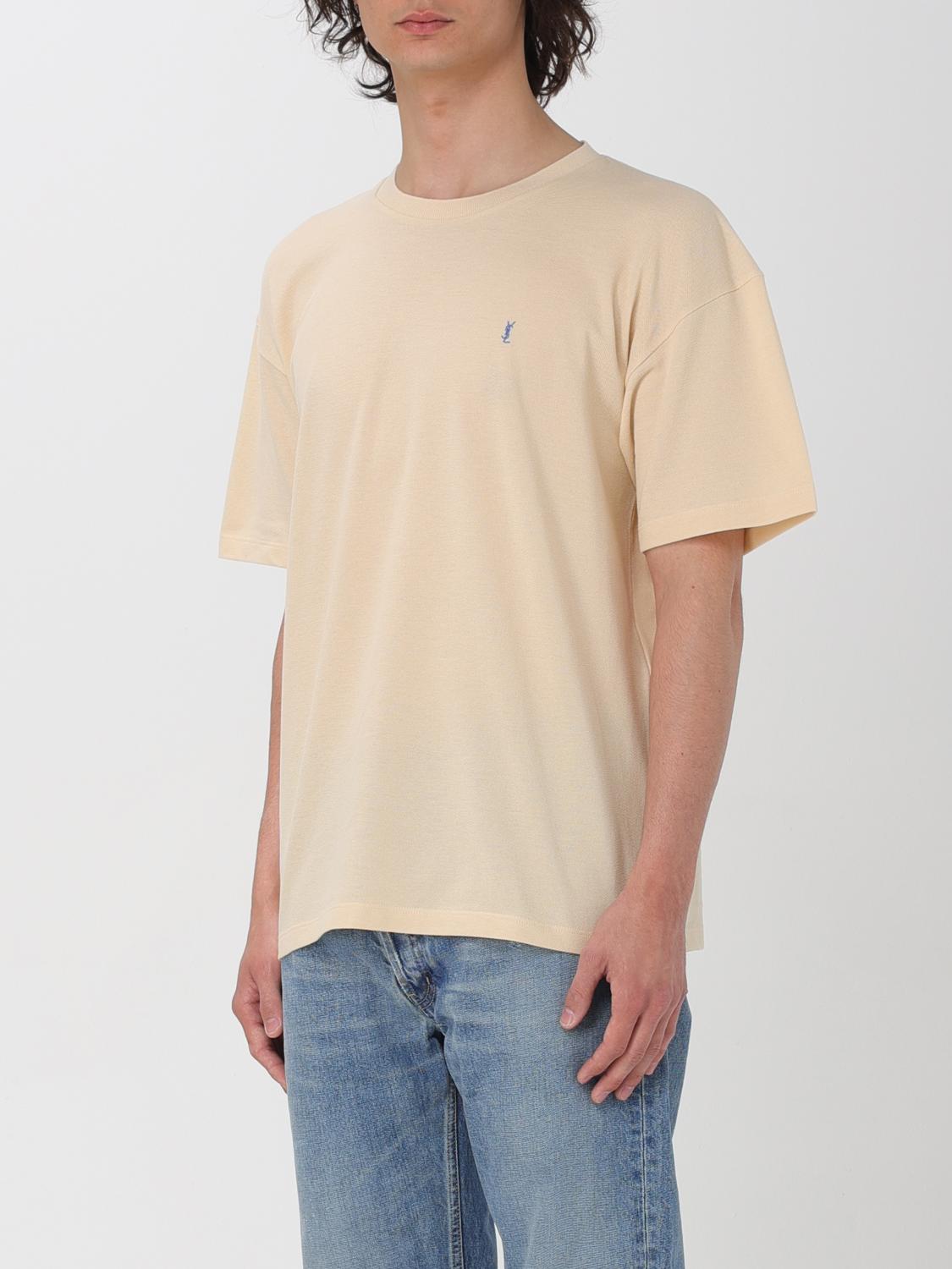 Saint Laurent T-shirt men - Blue | 781566Y37HC | GIGLIO.COM