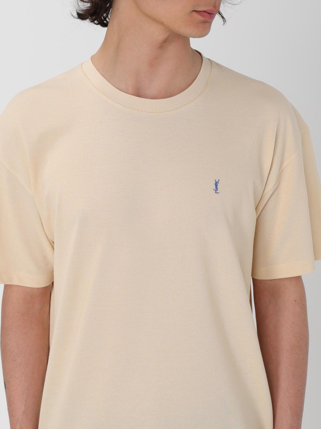 Saint Laurent T-shirt men - Blue | 781566Y37HC | GIGLIO.COM
