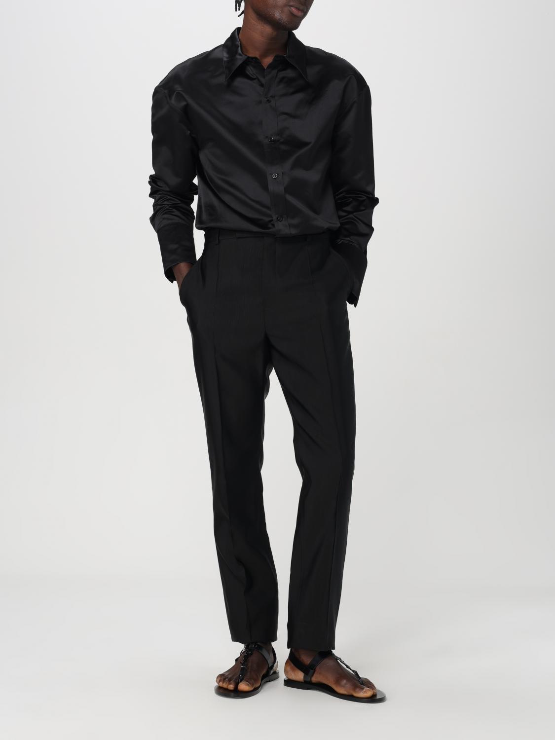 Saint Laurent シャツ メンズ - ブラック | 788143Y015O | GIGLIO.COM