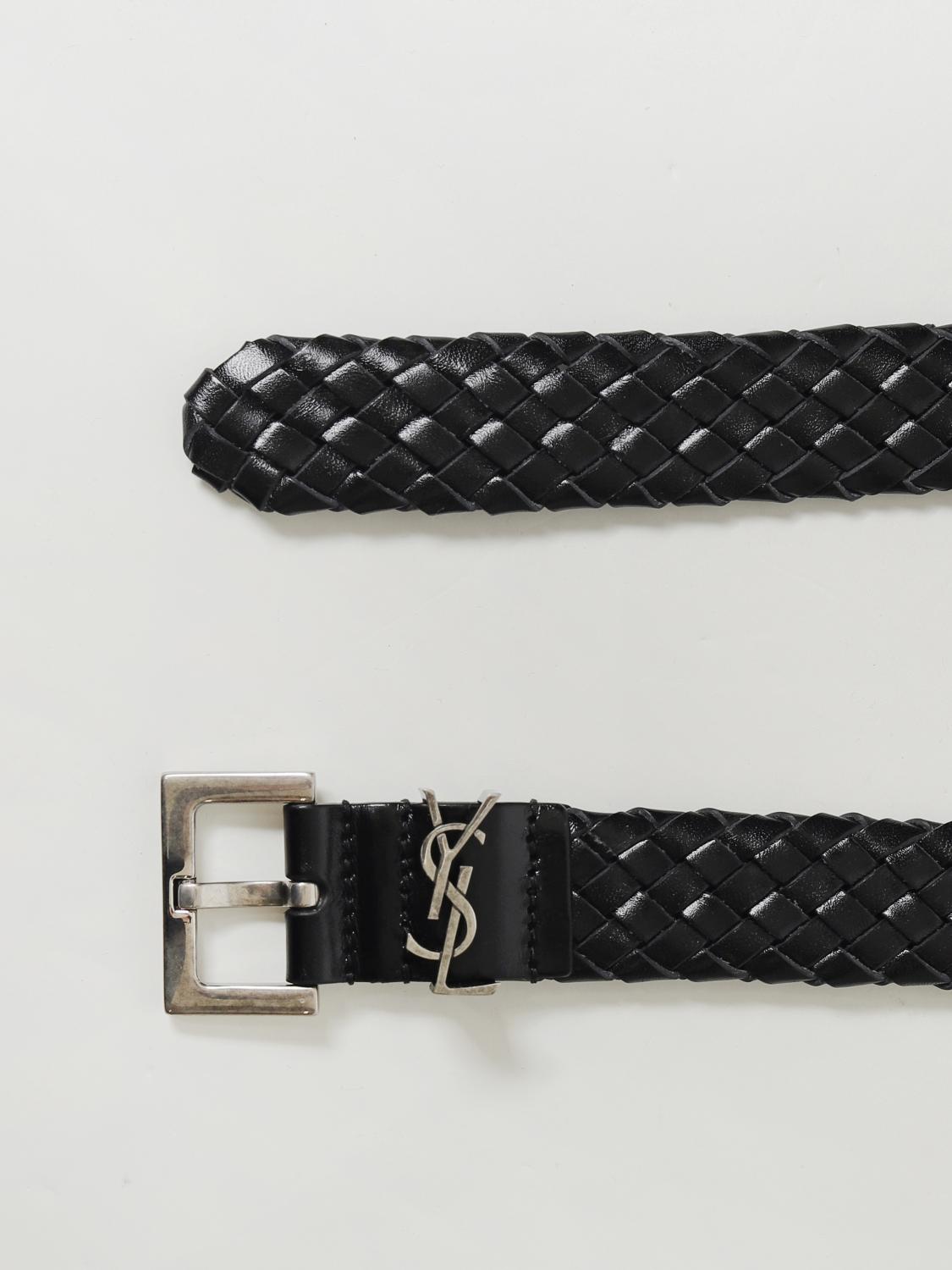 Saint Laurent ベルト メンズ - ブラック | 777315AAC78 | GIGLIO.COM