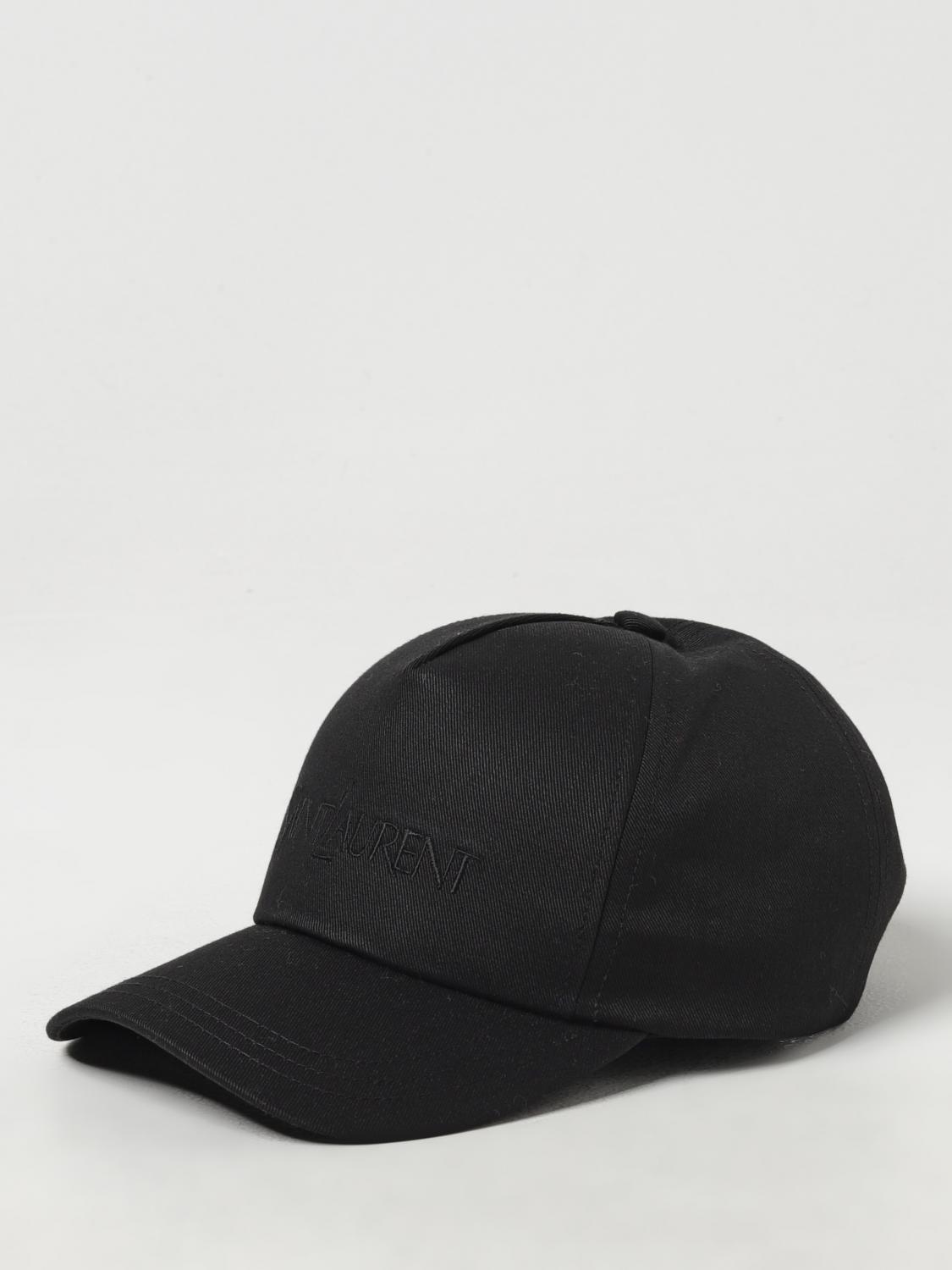 Saint Laurent Hat men - Black | 7780633YP19 | GIGLIO.COM