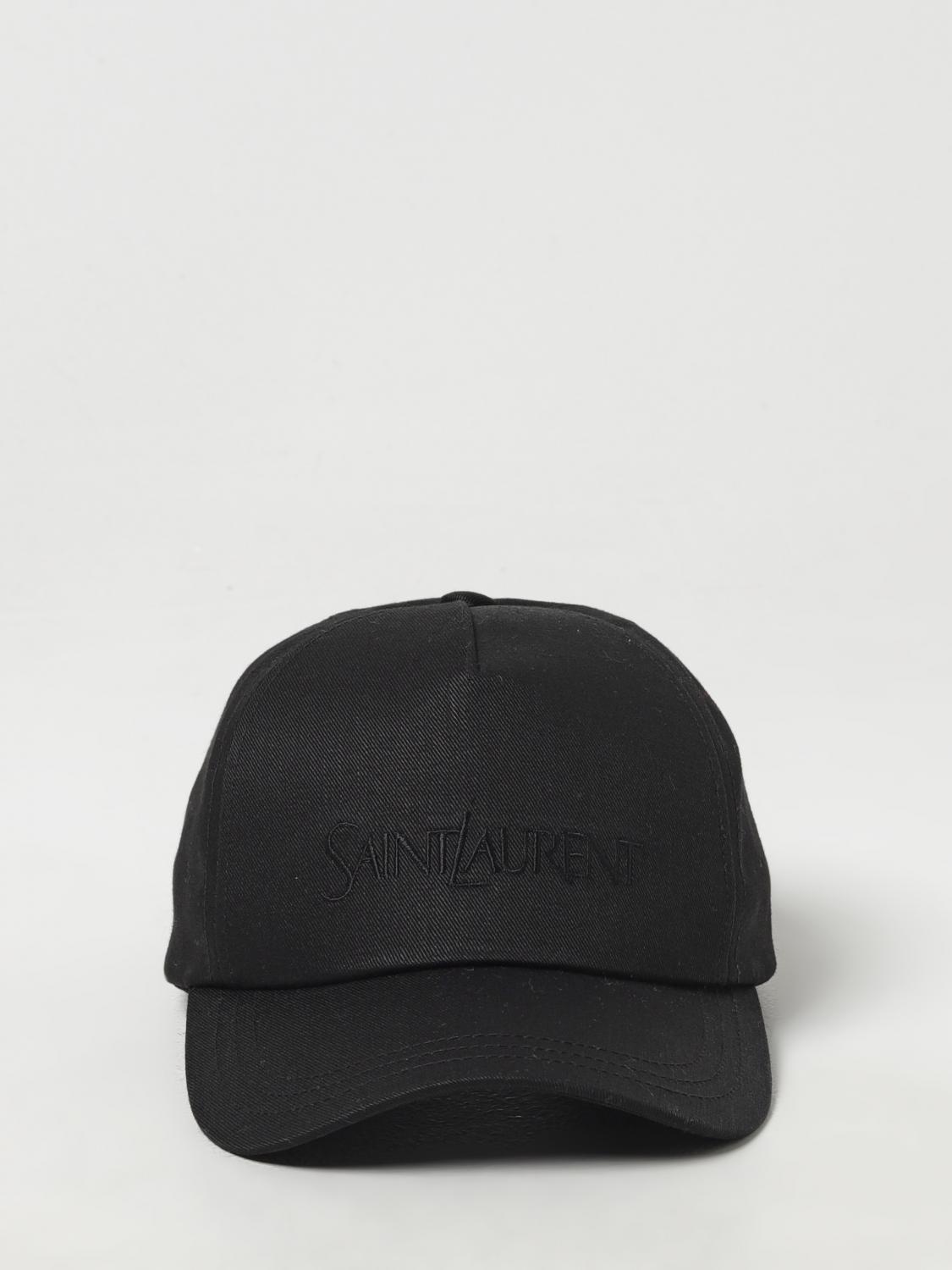 Saint Laurent Hat men - Black | 7780633YP19 | GIGLIO.COM