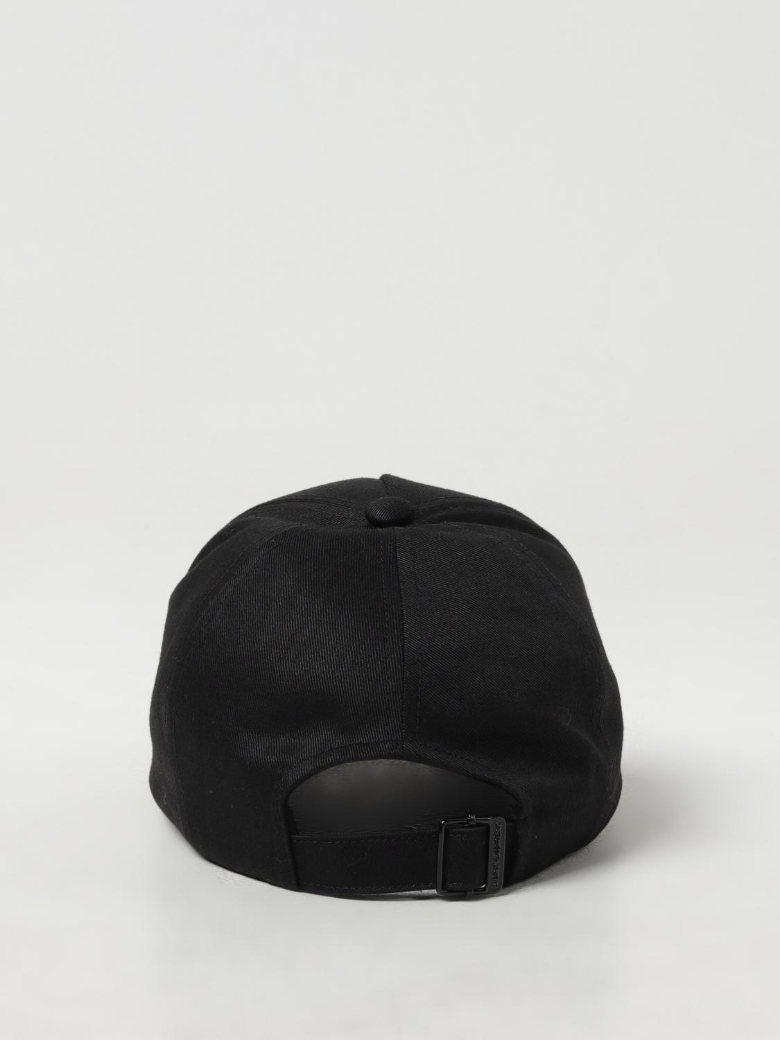 Saint Laurent Hat men - Black | 7780633YP19 | GIGLIO.COM