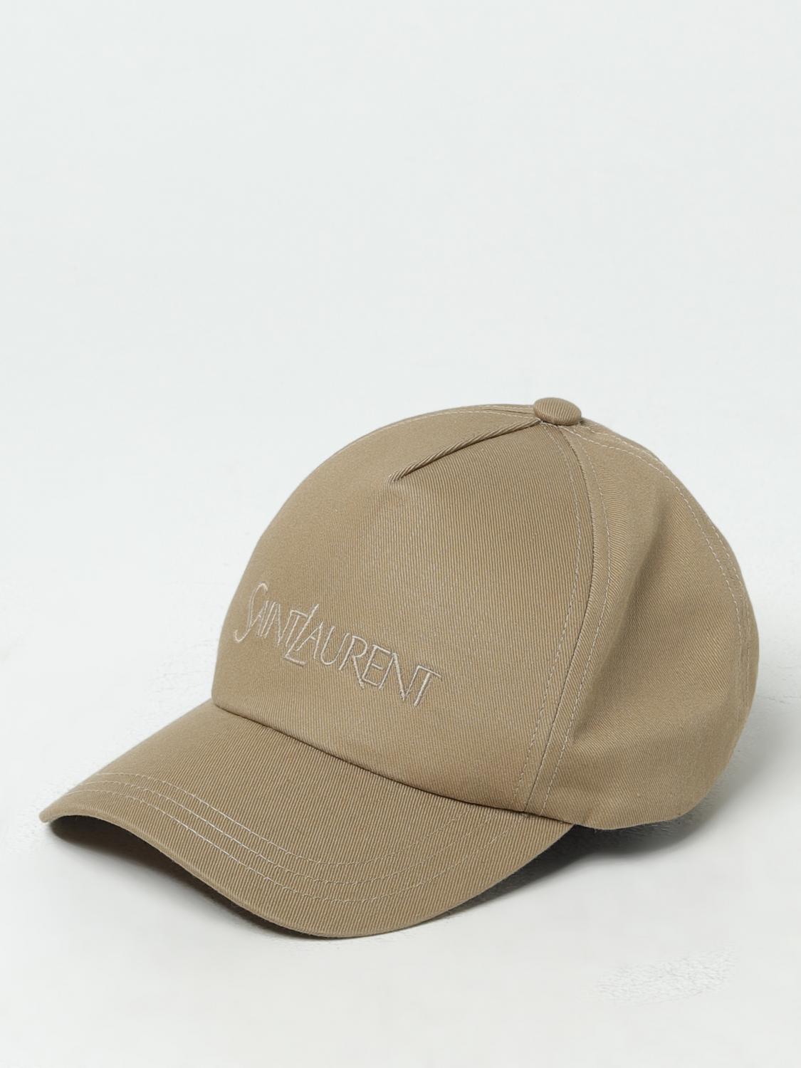 SAINT LAURENT 帽子: 帽子 メンズ Saint Laurent, ベージュ - Img 1