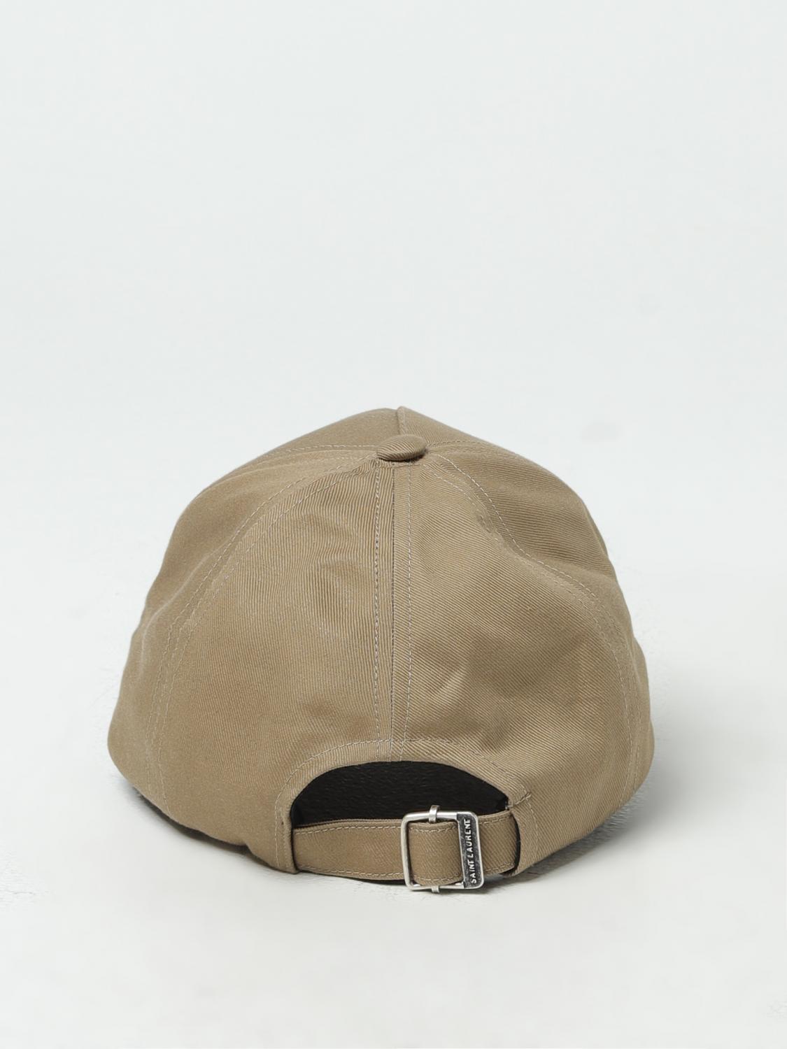SAINT LAURENT 帽子: 帽子 メンズ Saint Laurent, ベージュ - Img 4