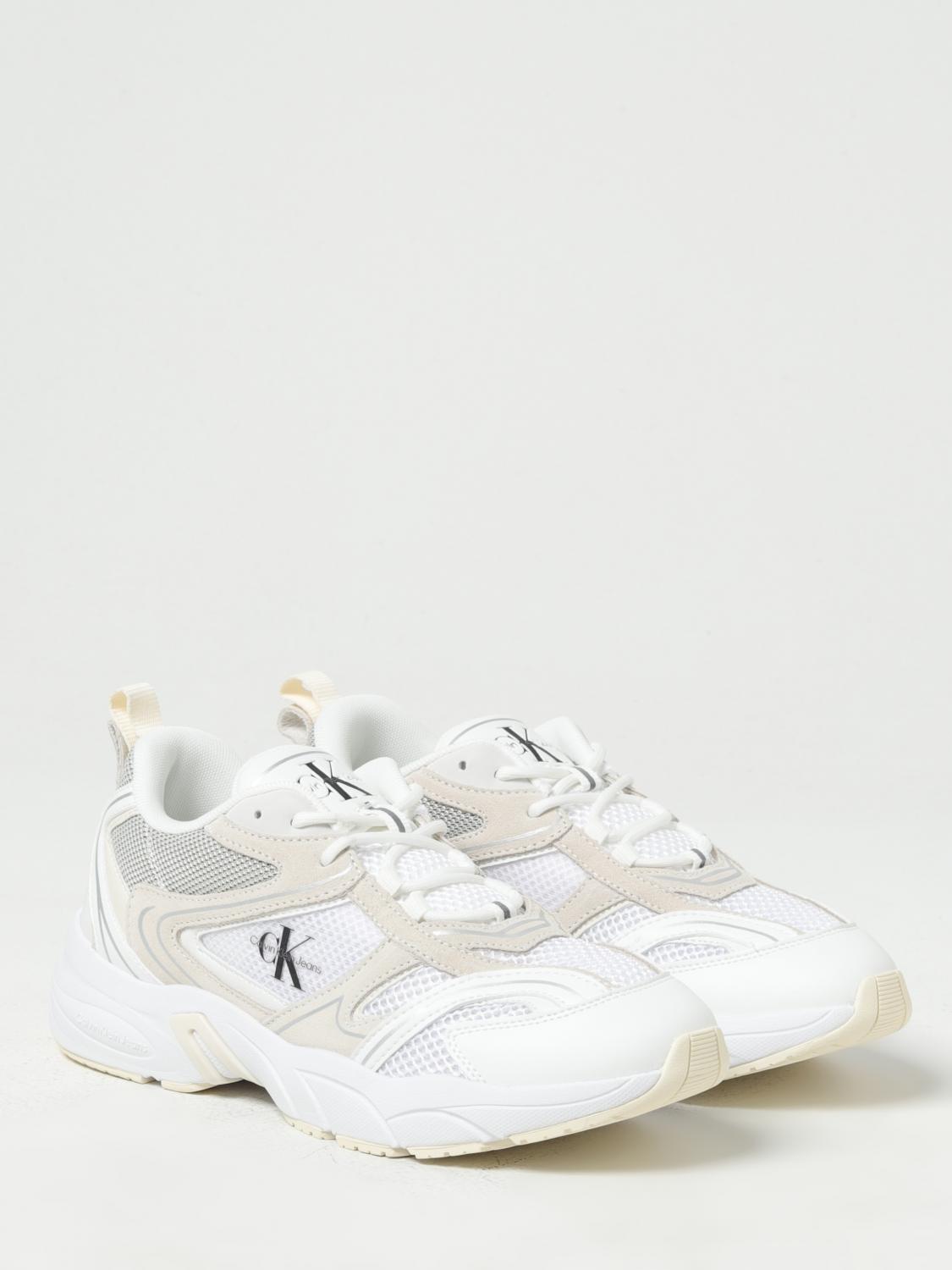 CALVIN KLEIN SNEAKERS: Sneakers damen Ck Jeans, Weiß - Img 2