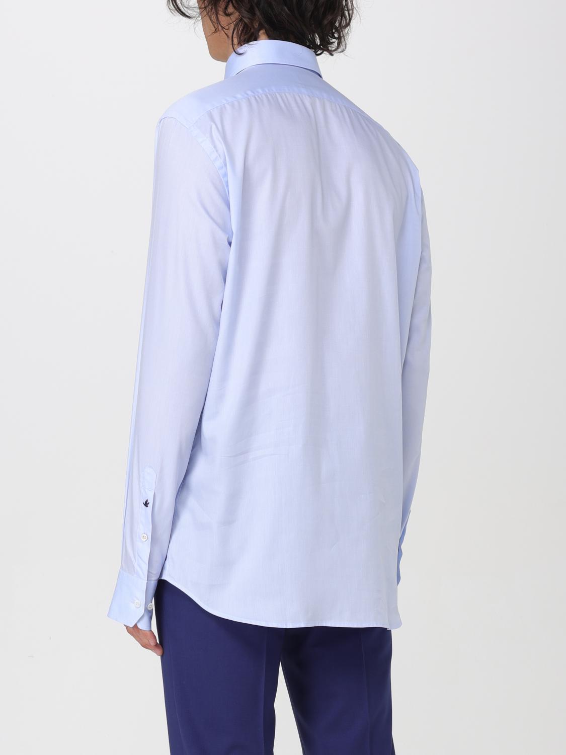 BROOKSFIELD CAMICIA: Camicia basic Brooksfield in misto cotone , Celeste - Img 2