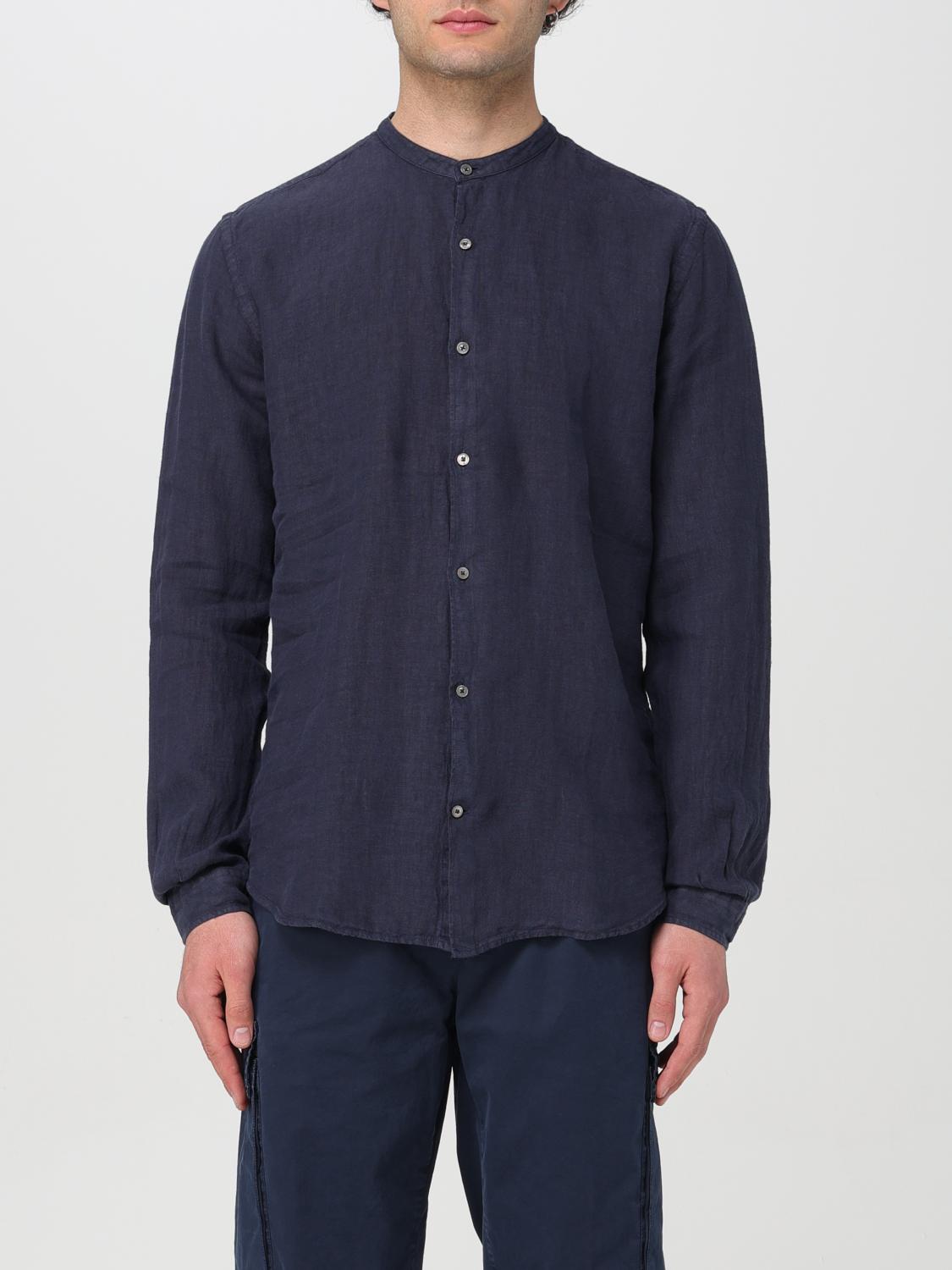 BROOKSFIELD CAMICIA: Camicia Brooksfield in lino , Blue - Img 1