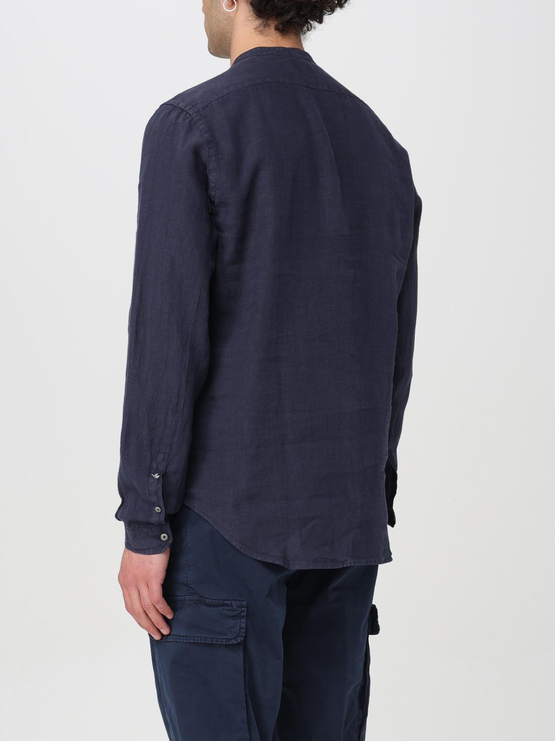 BROOKSFIELD CAMICIA: Camicia Brooksfield in lino , Blue - Img 2