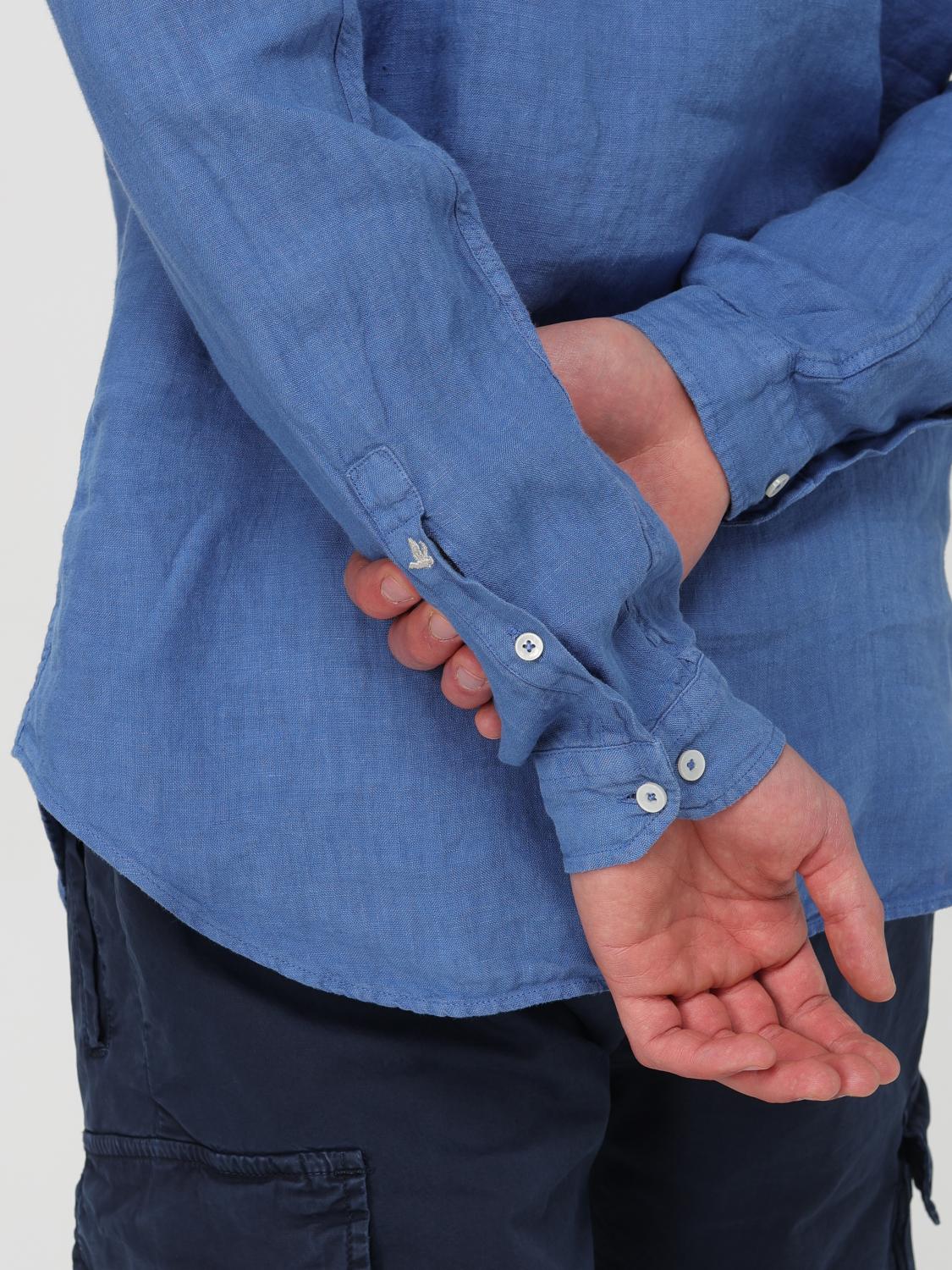 BROOKSFIELD CAMICIA: Camicia Brooksfield in lino , Azzurro - Img 3