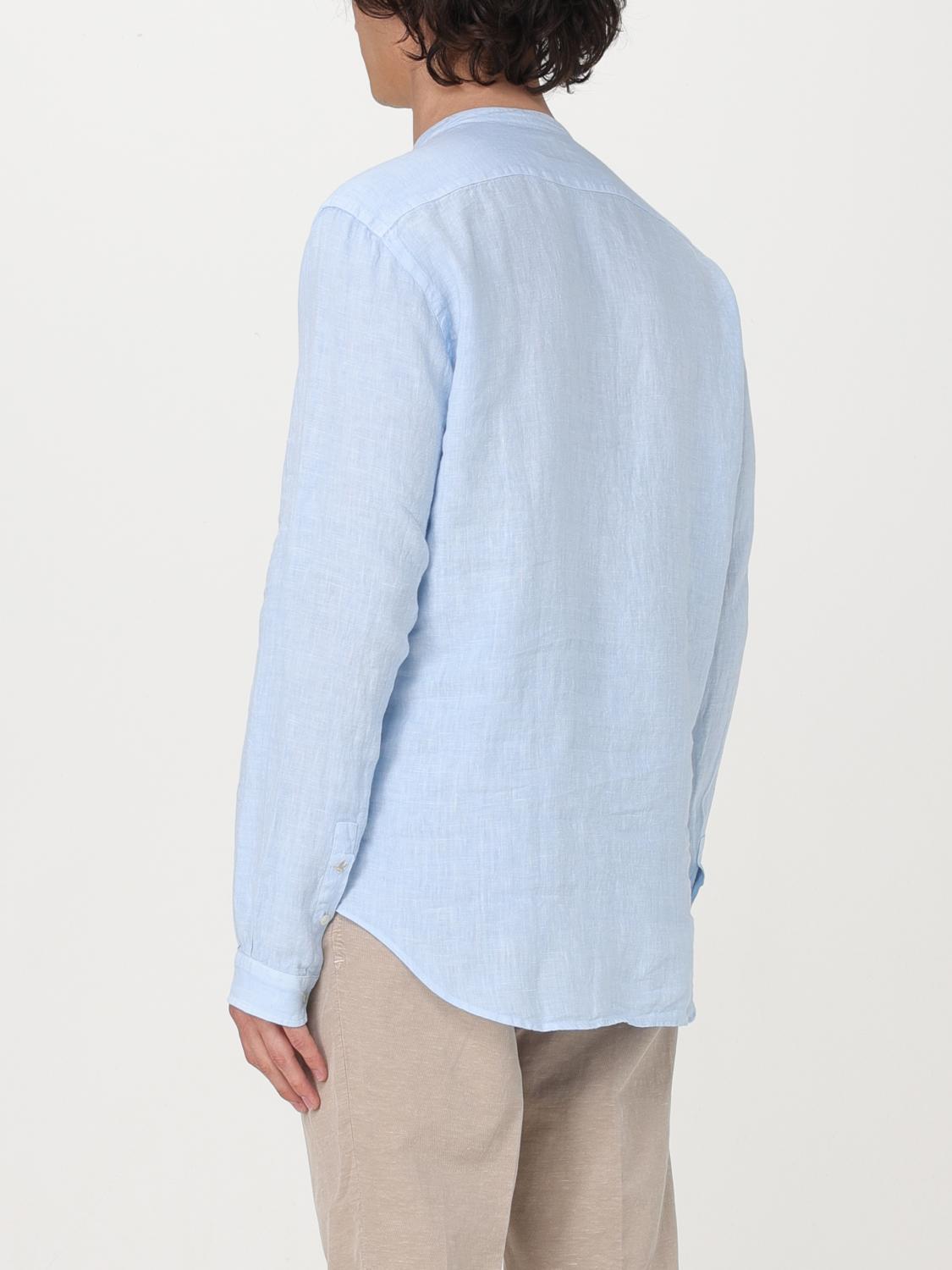 BROOKSFIELD CAMICIA: Camicia Brooksfield in lino , Celeste - Img 2