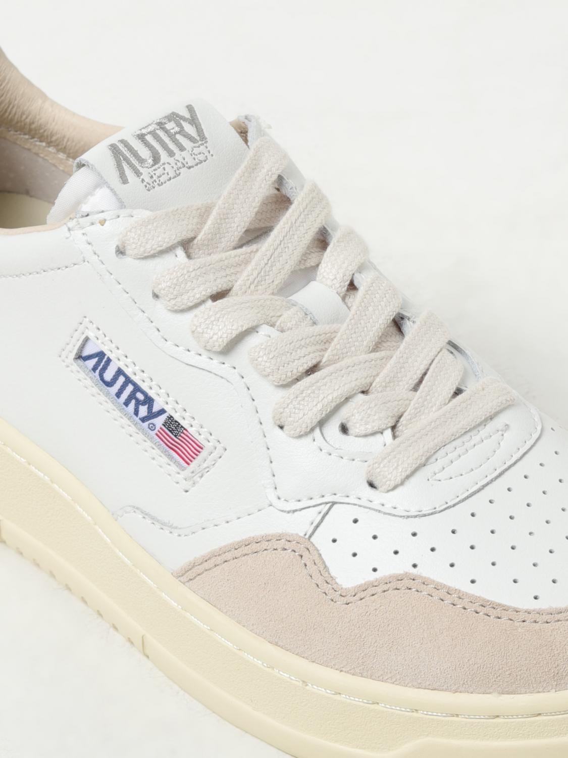 AUTRY SNEAKERS: Sneakers Medalist Autry in pelle, Bianco - Img 4