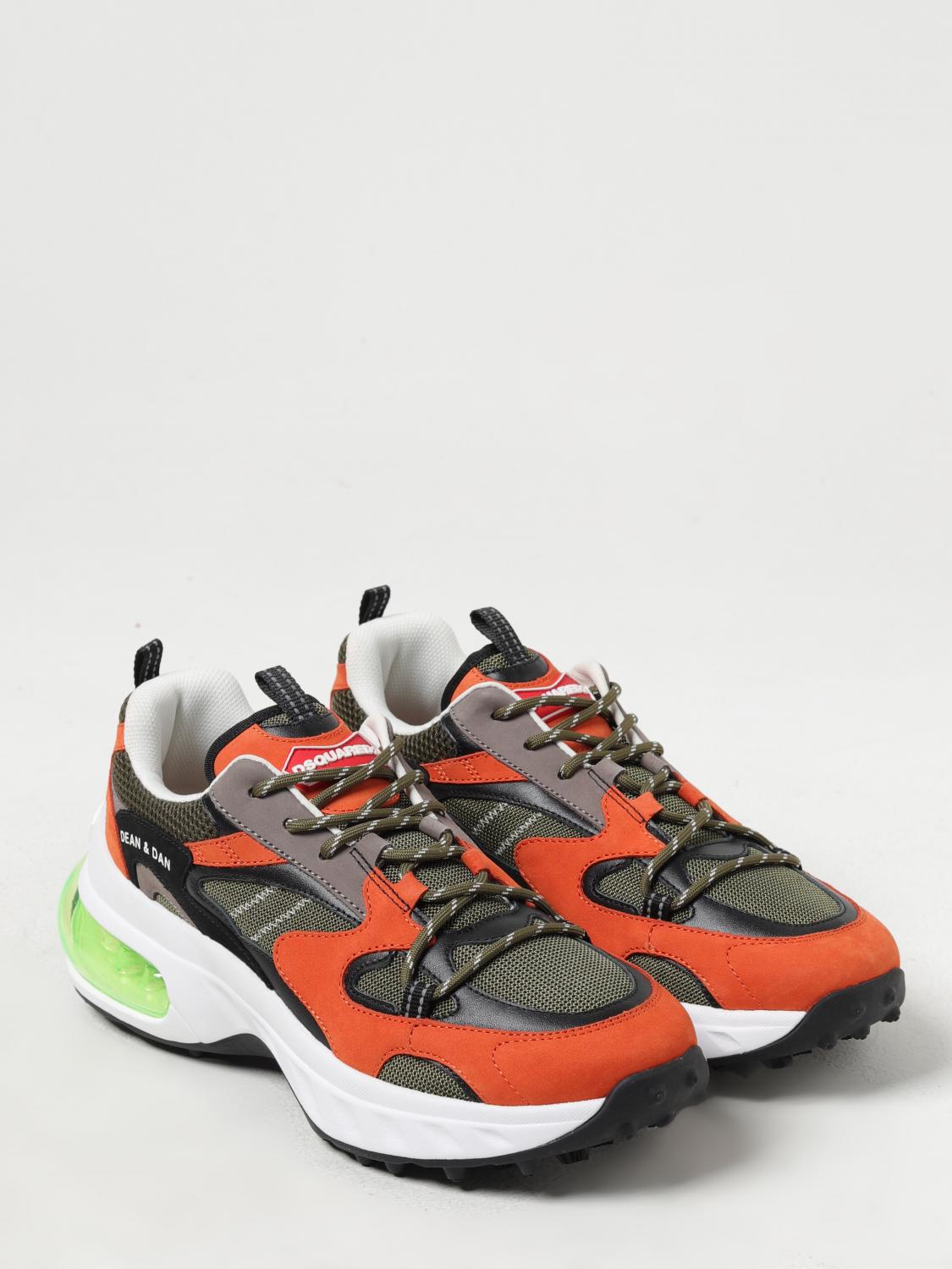 DSQUARED2 BASKETS: Baskets homme Dsquared2, Orange - Img 2
