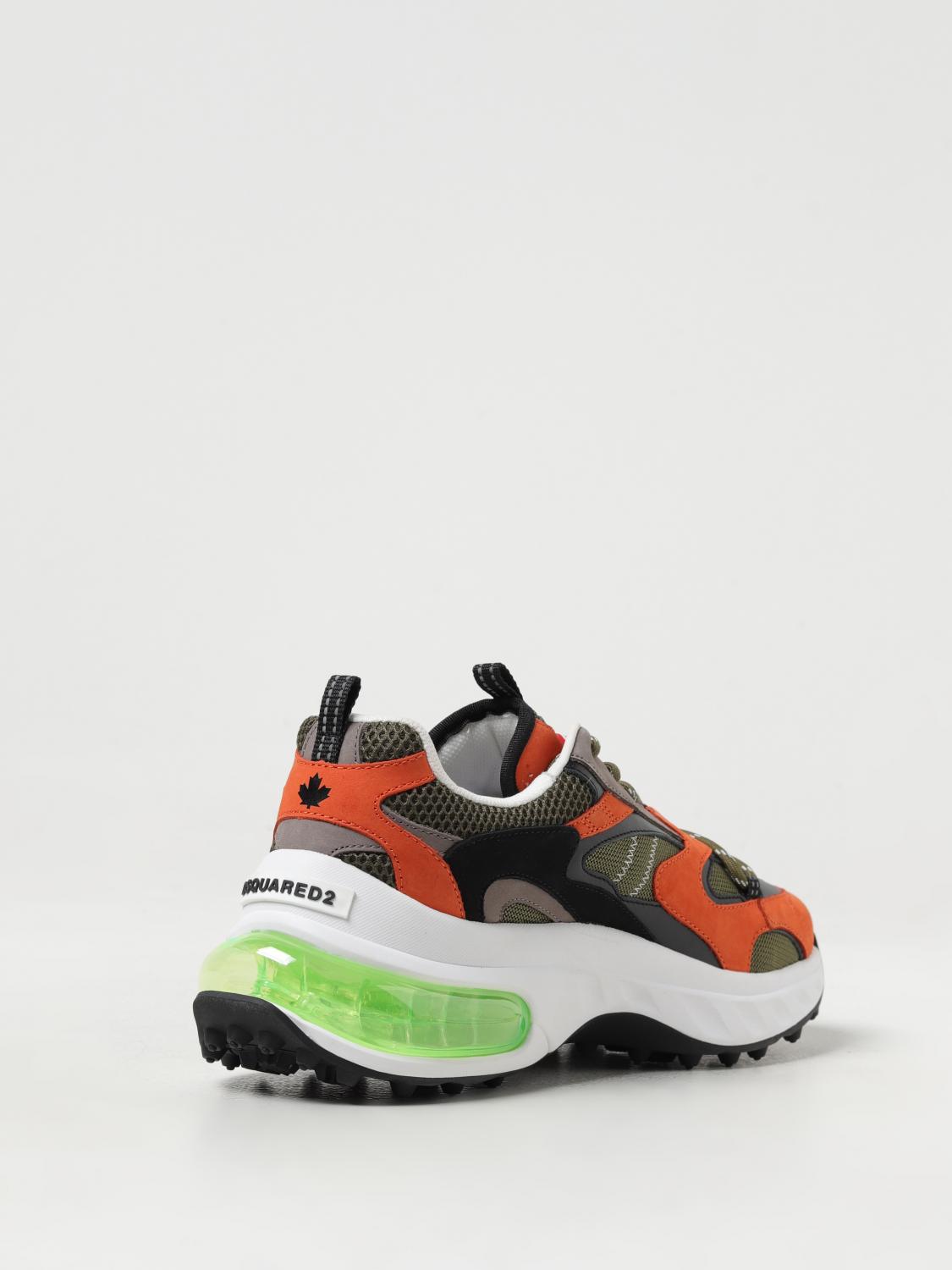 DSQUARED2 BASKETS: Baskets homme Dsquared2, Orange - Img 3