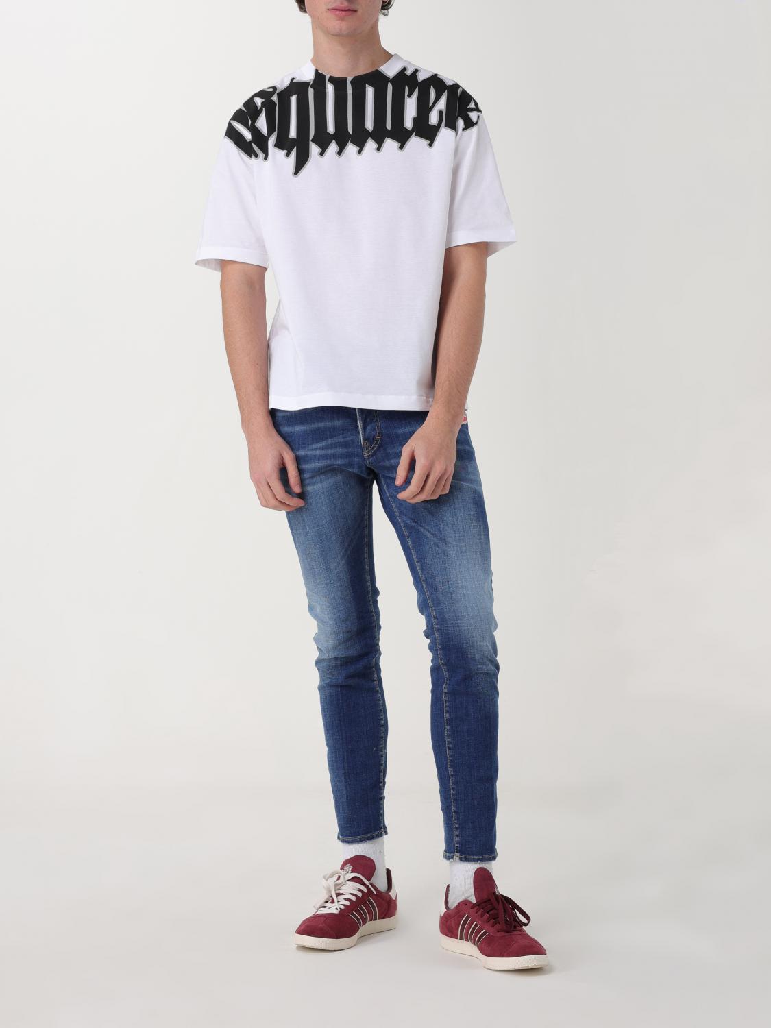 Dsquared2 T-shirt men - White | S74GD1264S23009 | GIGLIO.COM