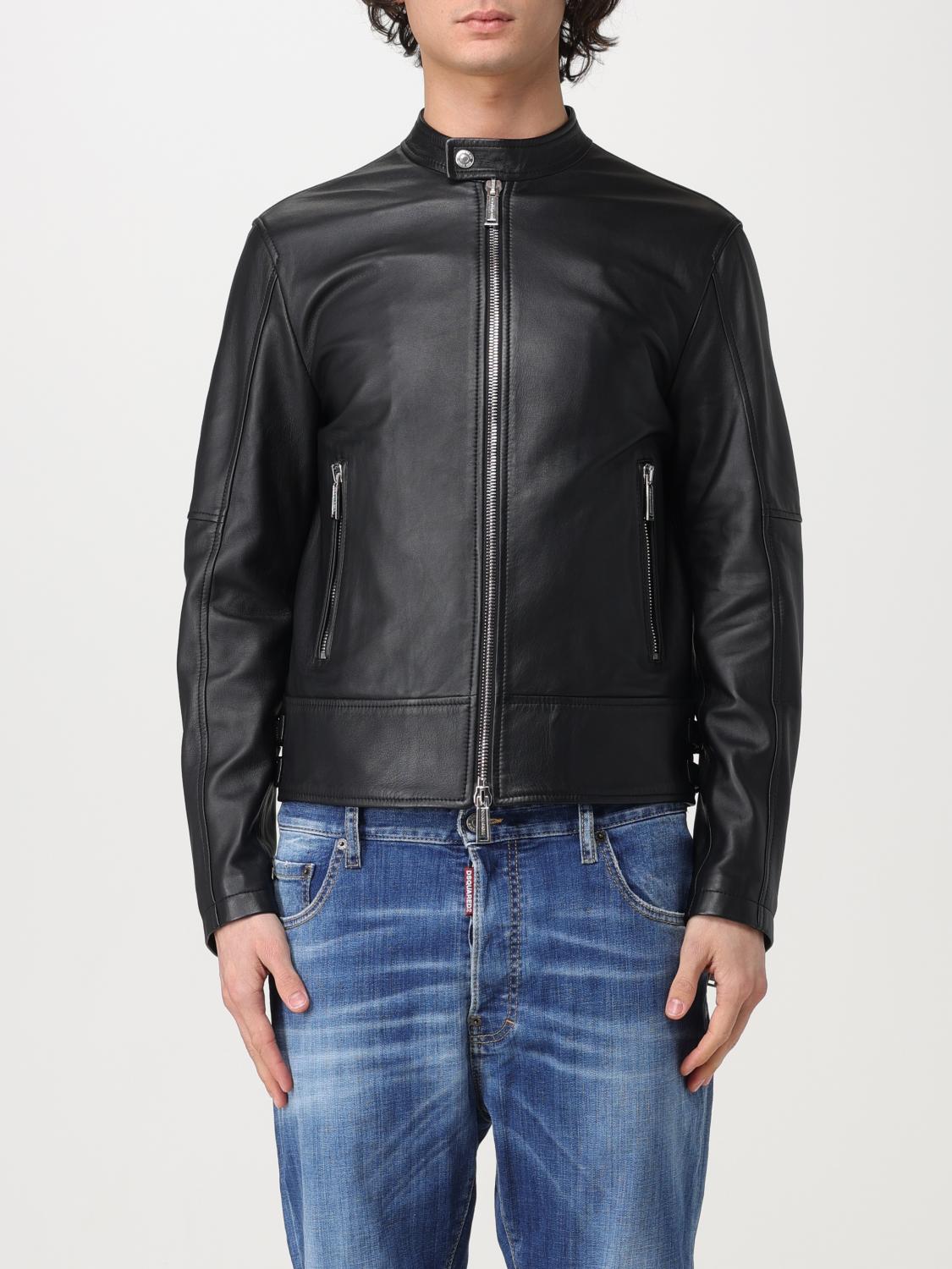 DSQUARED2 Mens Burgundy Jacket