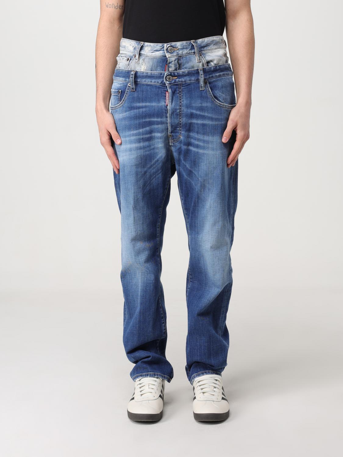 DSQUARED2 JEANS: Jeans Dsquared2 in denim , Denim - Img 1