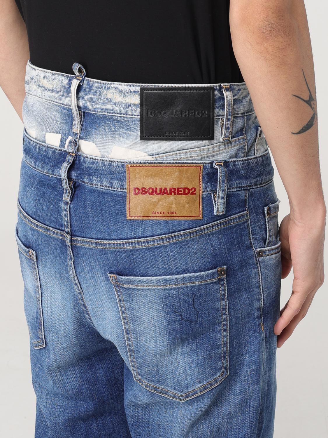 DSQUARED2 JEANS: Jeans Dsquared2 in denim , Denim - Img 4