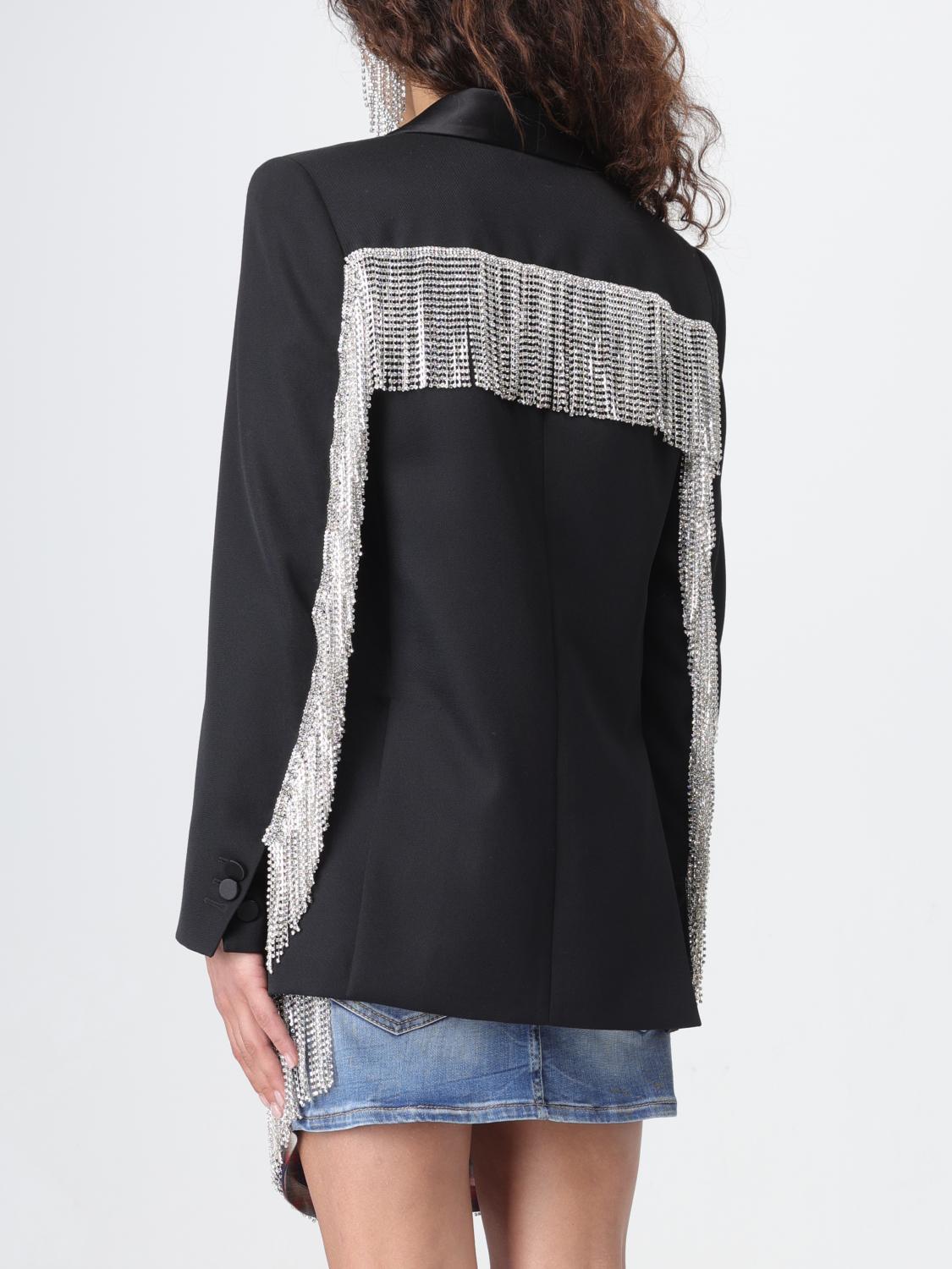 DSQUARED2 재킷: 블레이저 여성 Dsquared2, 블랙 - Img 3