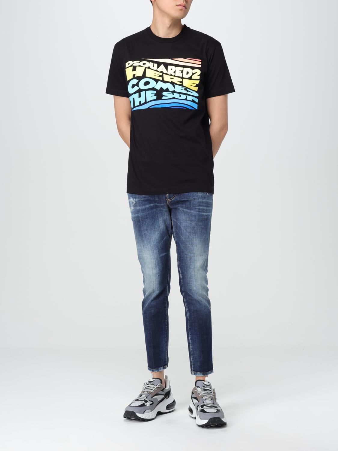 DSQUARED2 T-SHIRT: T-shirt men Dsquared2, Black - Img 2