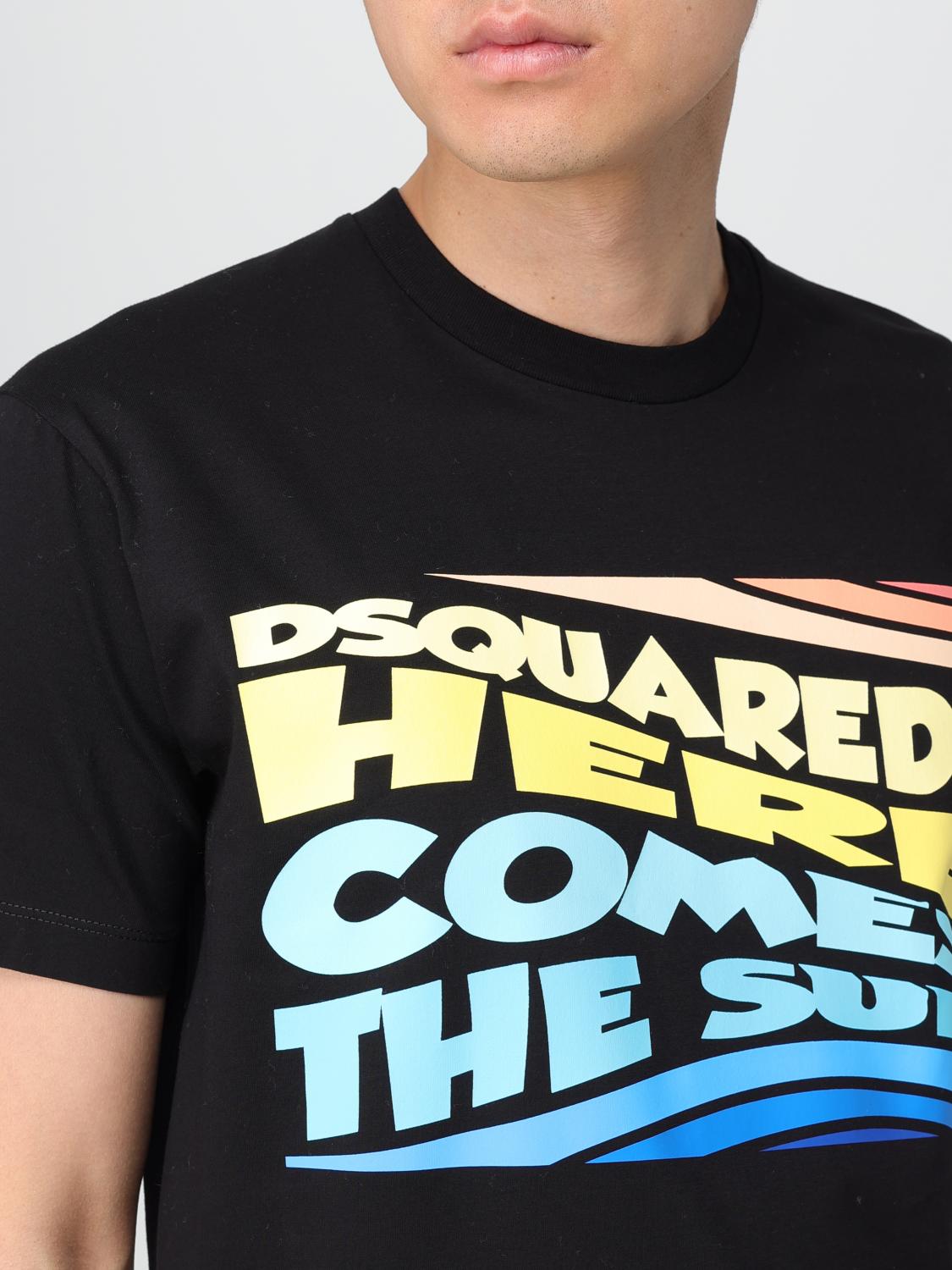 DSQUARED2 T-SHIRT: T-shirt men Dsquared2, Black - Img 4