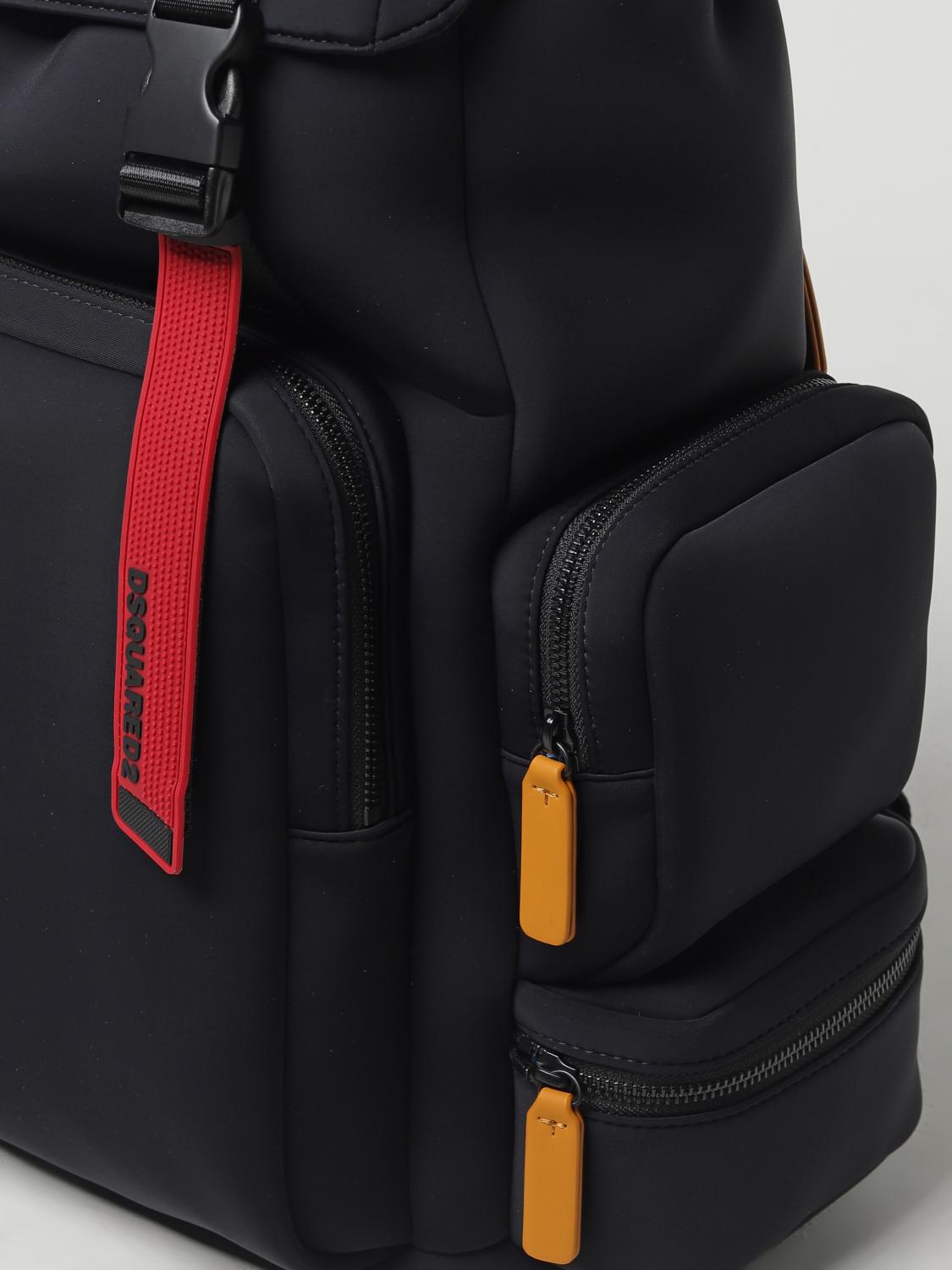DSQUARED2 BACKPACK: Bags men Dsquared2, Black - Img 3
