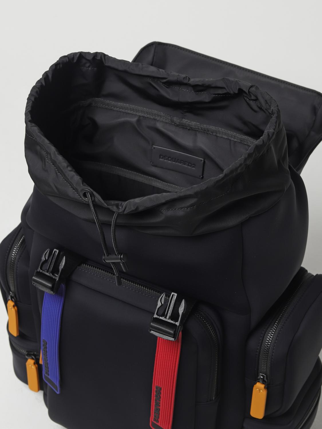DSQUARED2 BACKPACK: Bags men Dsquared2, Black - Img 4