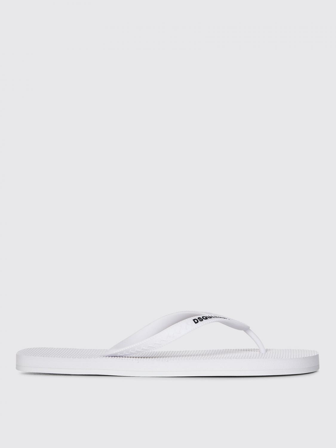 DSQUARED2 SANDALS: Shoes men Dsquared2, White - Img 1
