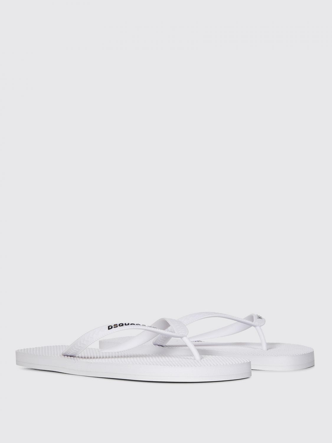 DSQUARED2 SANDALS: Shoes men Dsquared2, White - Img 2