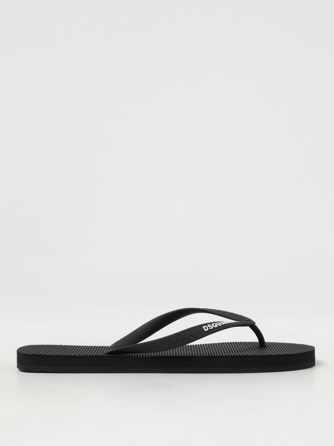 DSQUARED2 SANDALS: Shoes men Dsquared2, Black - Img 1