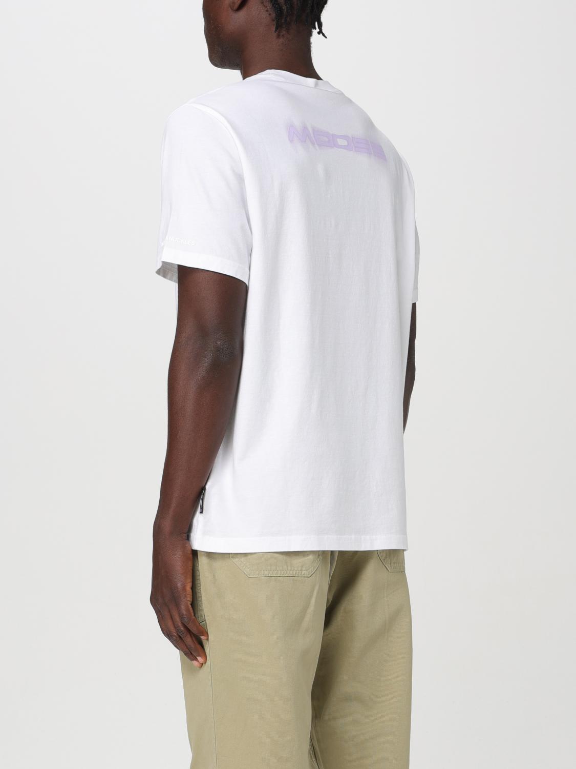 MOOSE KNUCKLES: T-shirt herren - Milch | Moose Knuckles T-Shirt 