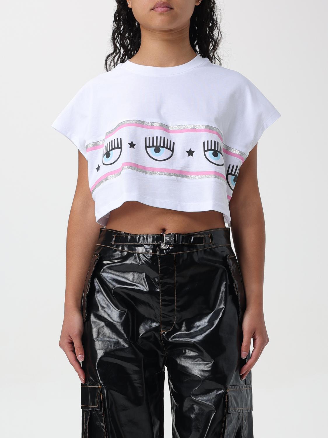 CHIARA FERRAGNI Tシャツ: Tシャツ レディース Chiara Ferragni, ホワイト - Img 1