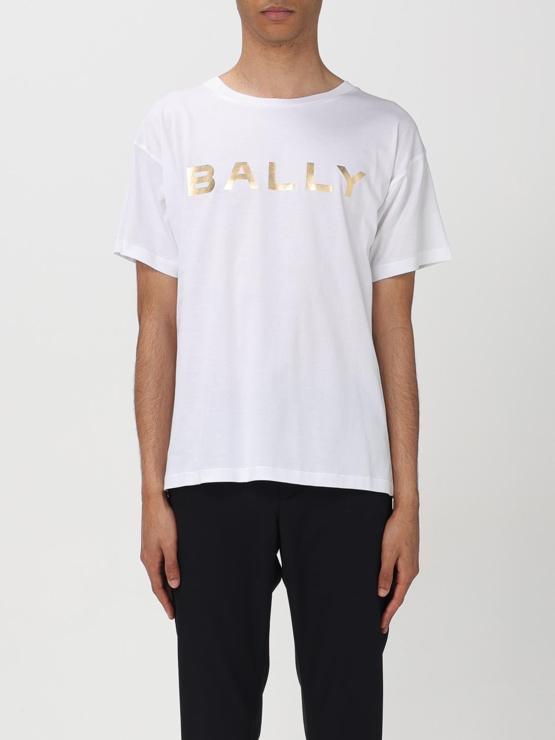 Tシャツ・カットソー BALLY FW24 White cotton t-shirt (MJE04TCO018 U001) BALLY: T-shirt men - White | Bally t-shirt MJE04TCO018