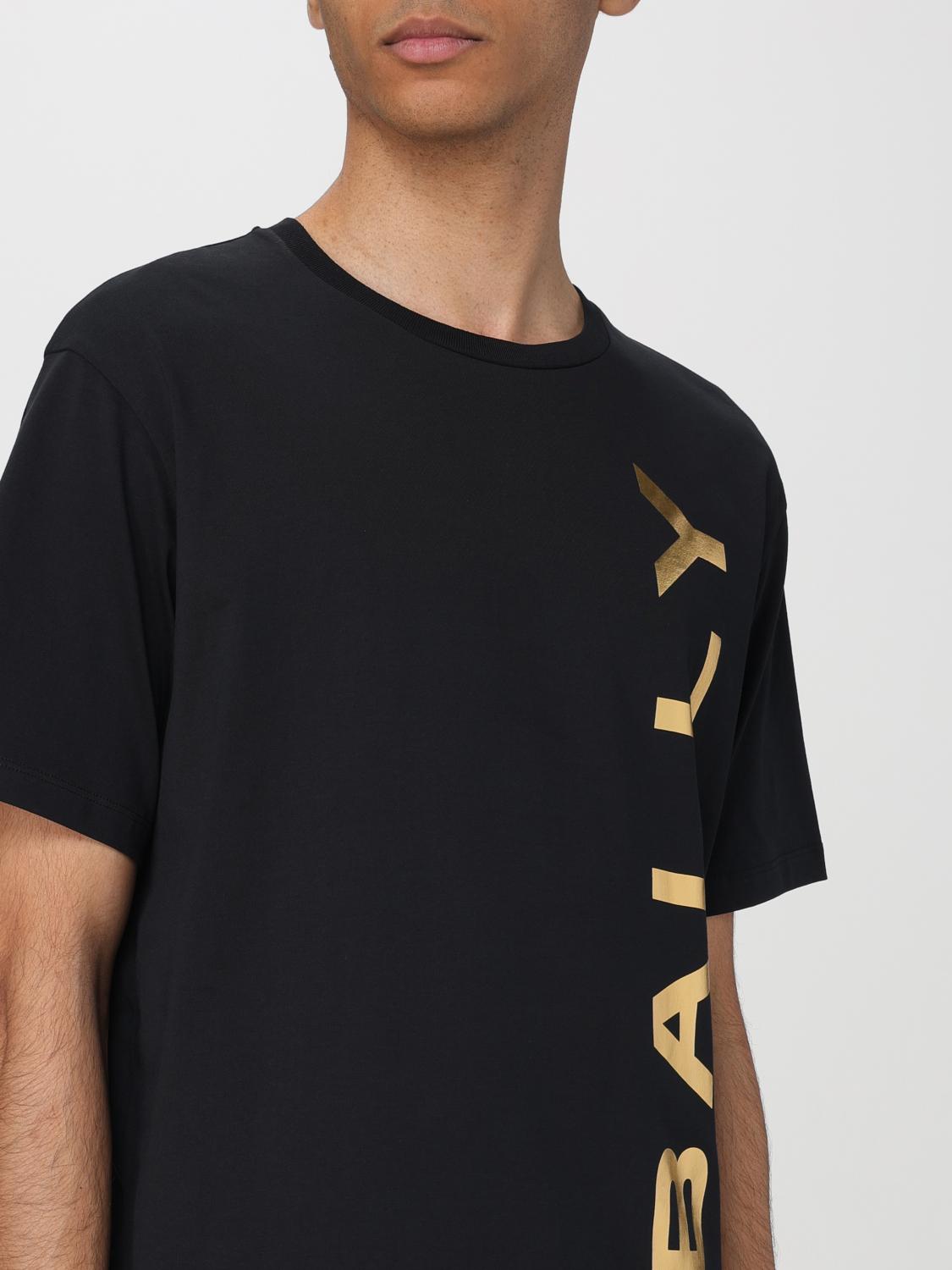 BALLY｜SHORT-SLEEVED ROUND NECK T-SHIRTS (MJE05CCO018-U9 BALLY: T-shirt men - Blue | Bally t-shirt MJE05CCO018 online