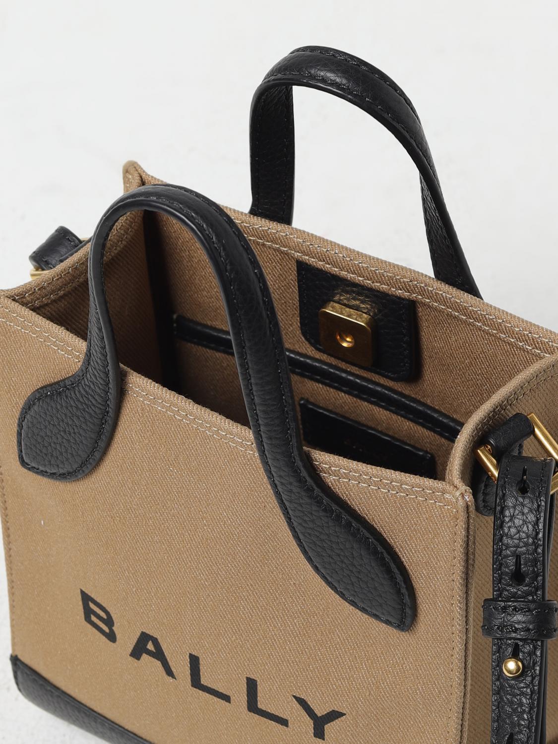 BALLY MINI BOLSO: Bolso de hombro mujer Bally, Beige - Img 4