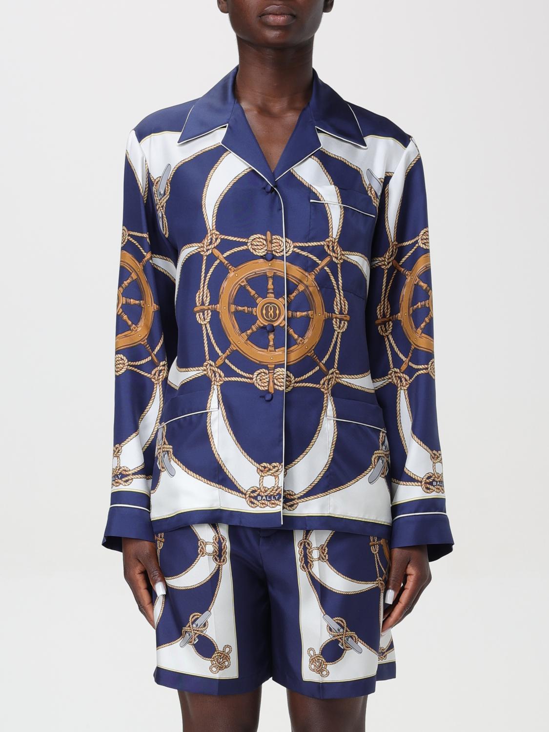 BALLY CAMICIA: Camicia donna bally, Blue - Img 1