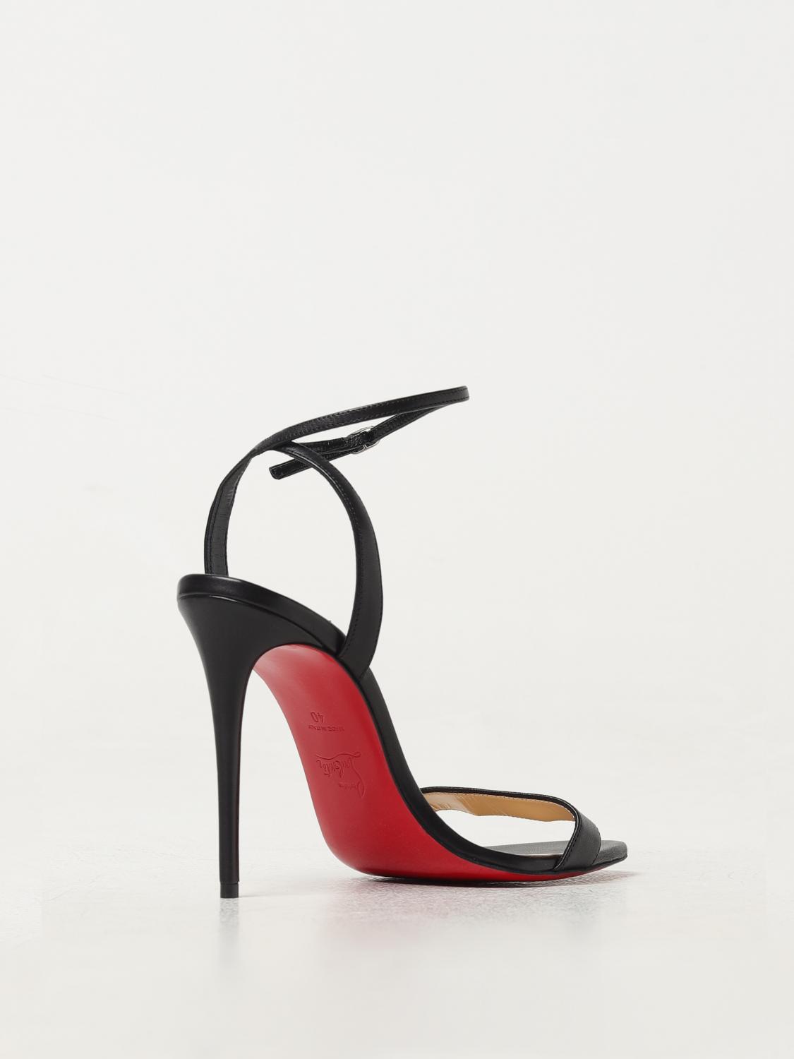 クリスチャンルブタン レース パンプス サンダル ヒール 36 23cm