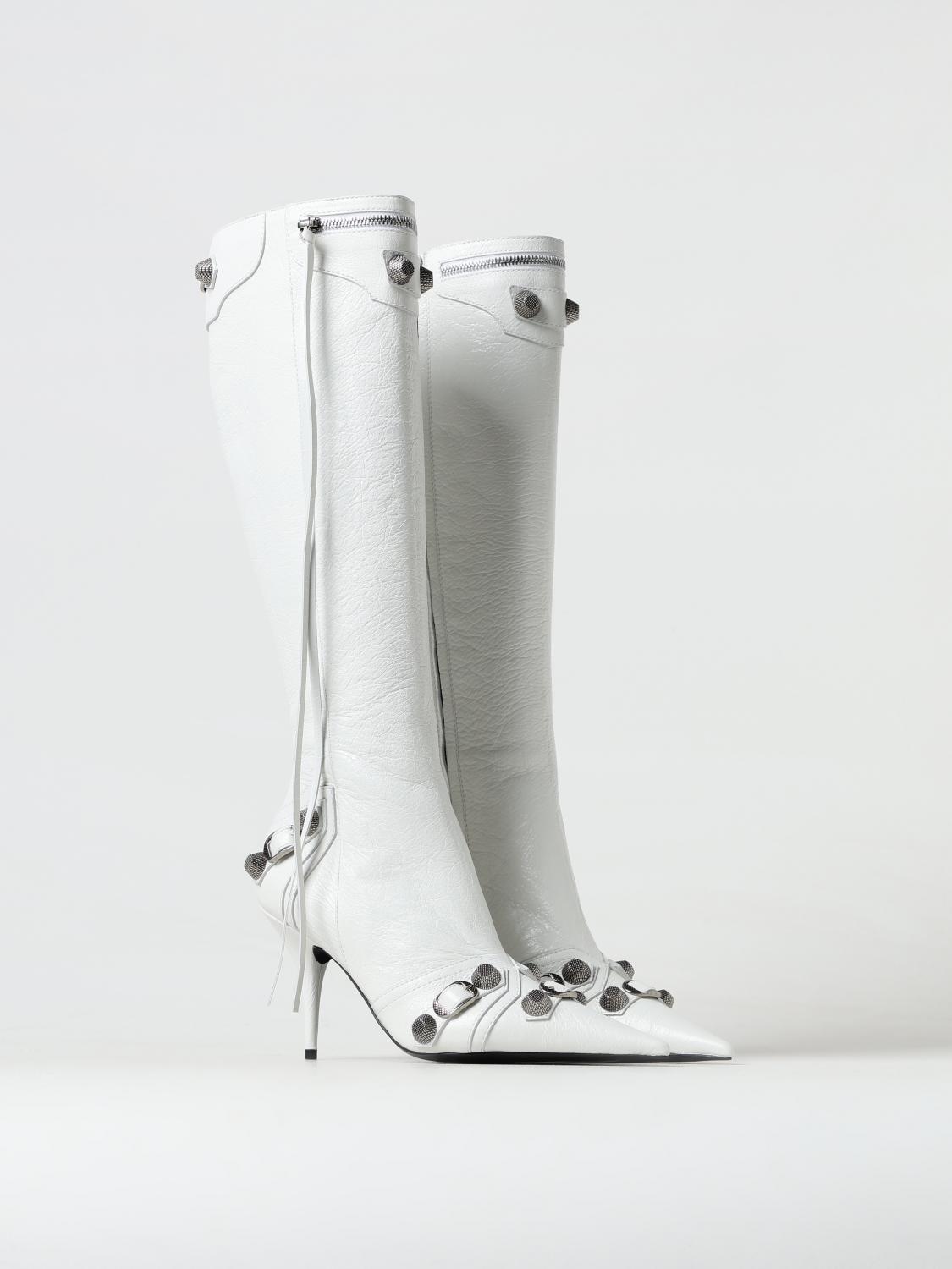 BALENCIAGA BOTTES: Chaussures femme Balenciaga, Blanc - Img 2