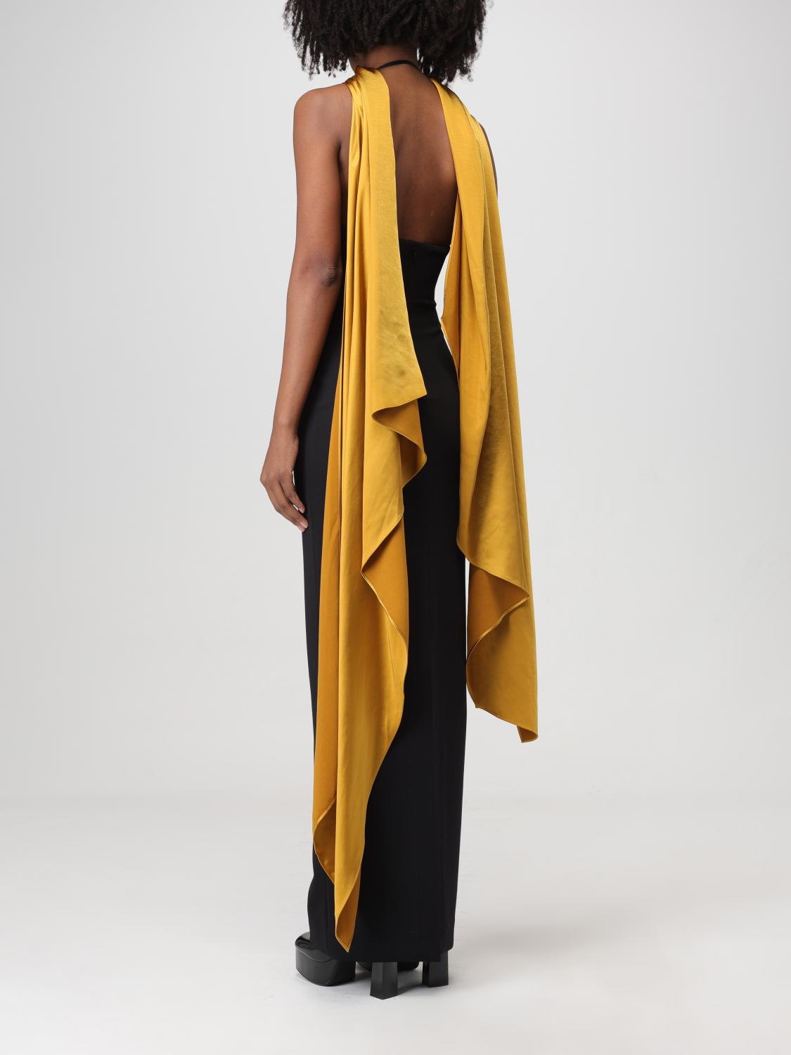 solace london gold dress The Lyana Maxi Dress in Gold and Black