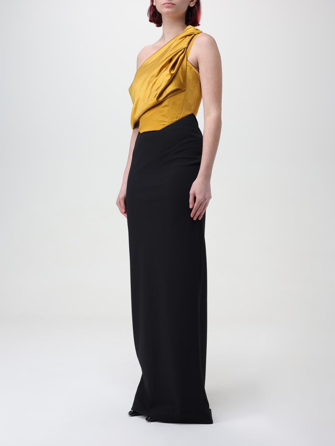 SOLACE LONDON VESTIDO: Vestido mujer Solace London, Oro - Img 3